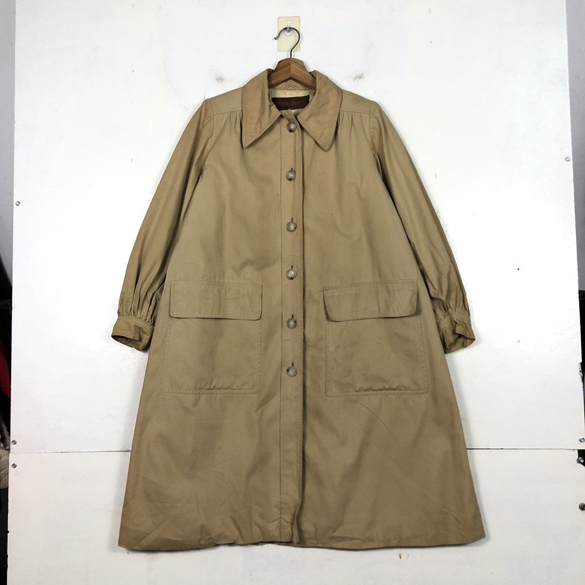 Yves Saint Laurent Vintage Long Jacket Button Yves Saint Laurent Size US M / EU 48-50 / 2 - 3 Thumbnail