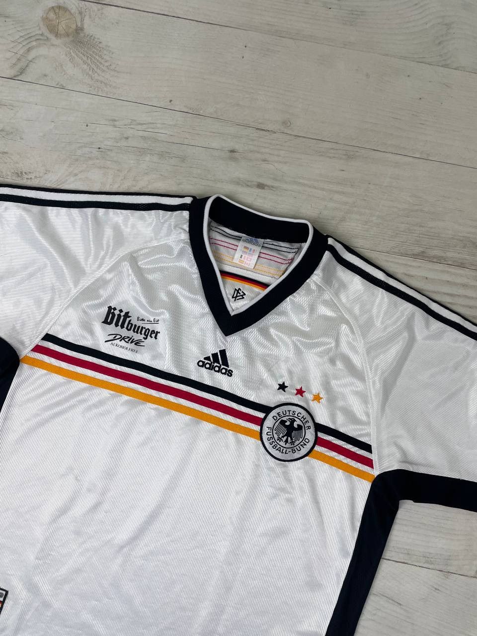 Adidas Vintage Adidas Germany 1998 2000 Home Shirt Soccer Jersey Size US L / EU 52-54 / 3 - 2 Thumbnail