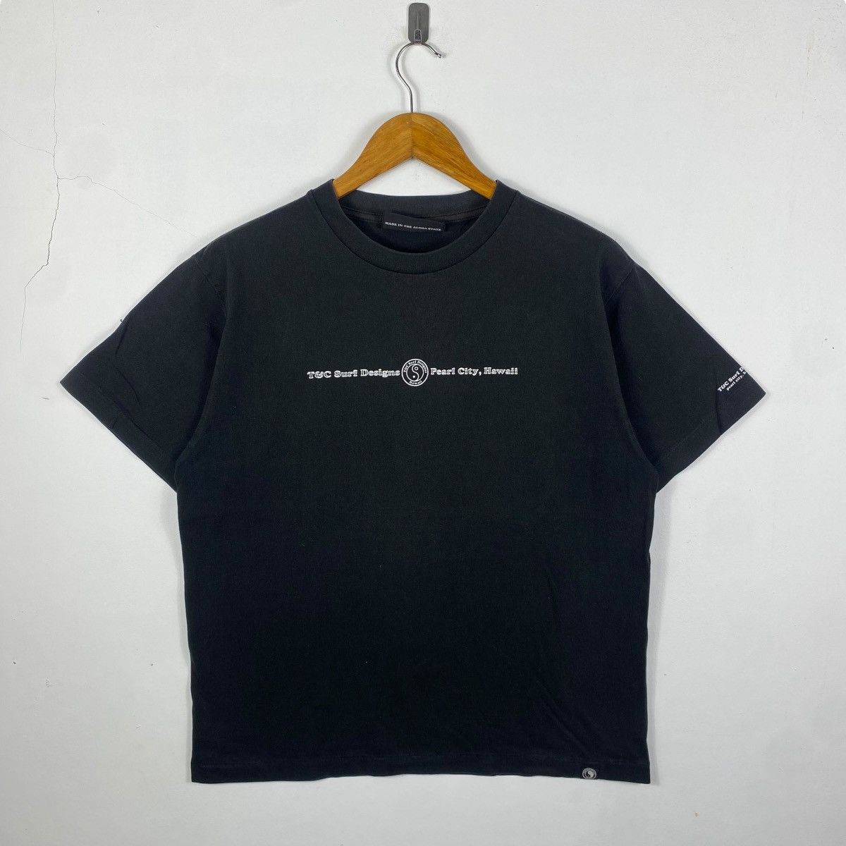 Vintage Vintage 90's T&C Surf Designs Pearl City Hawaii Graphic Tee Size US L / EU 52-54 / 3 - 4 Thumbnail