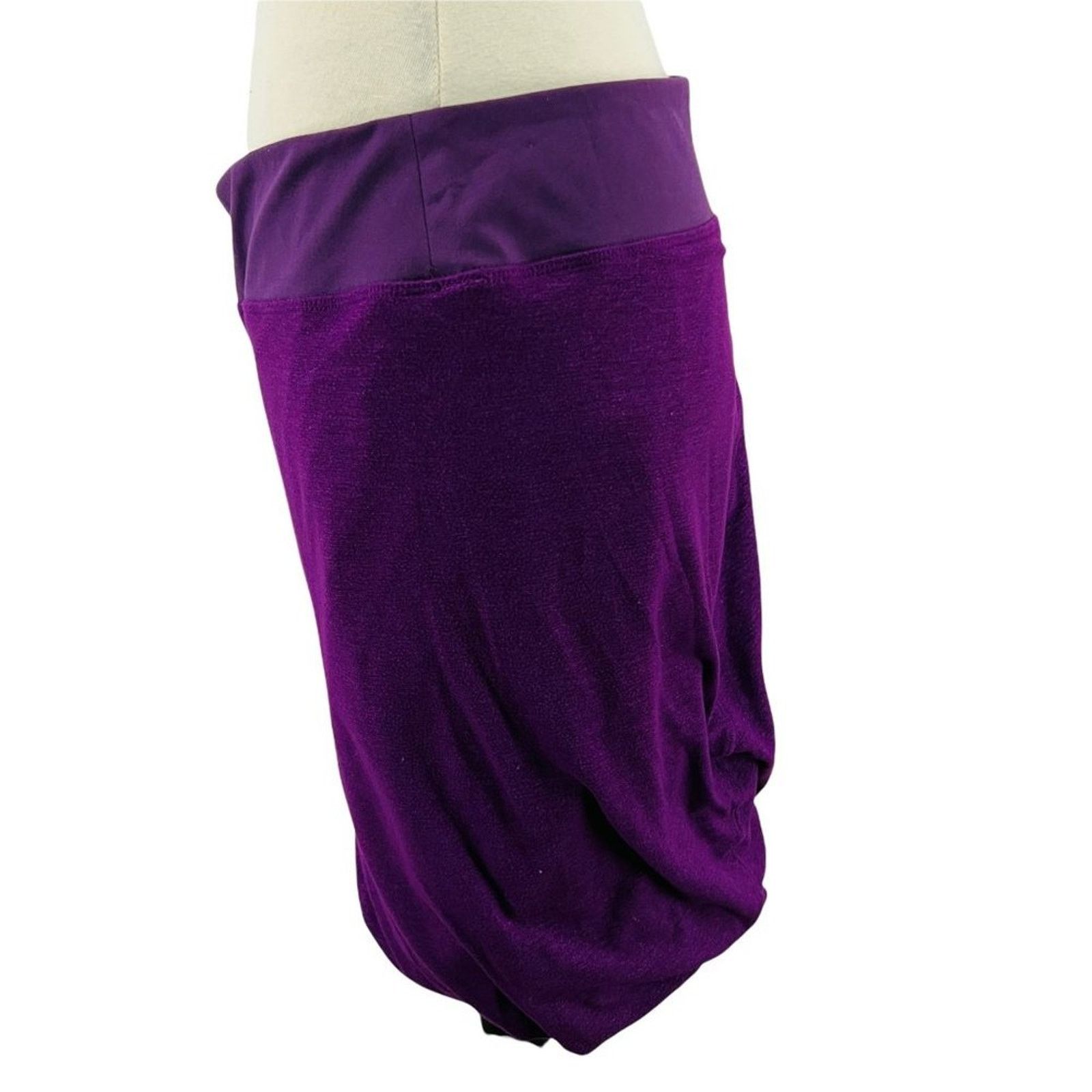 Athleta Athleta Twist It Bubble Purple Skirt Mini Stretchy Athleisur Size 33" - 4 Thumbnail