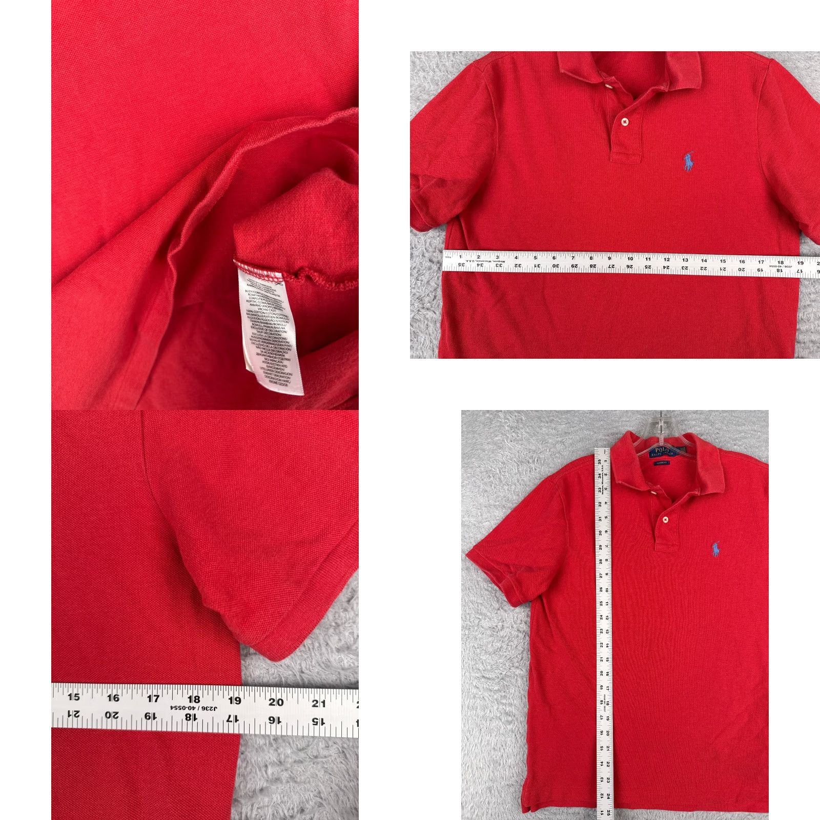 Ralph Lauren Polo Ralph Lauren Polo Shirt Men Medium Red Classic Fit 100% Cotton Pony READ Size US M / EU 48-50 / 2 - 8 Thumbnail