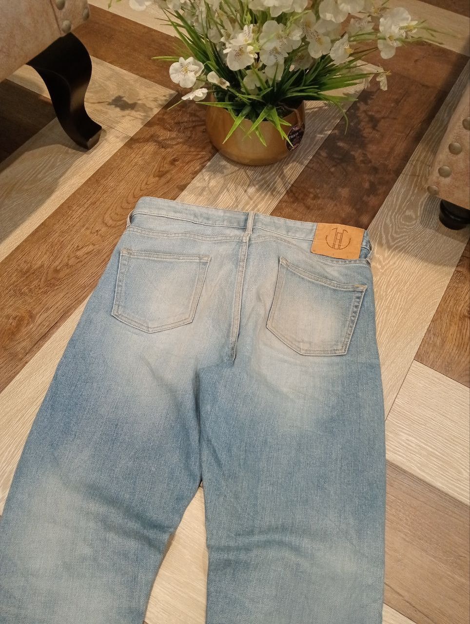 Japan Blue JAPAN BLUE LOT JB2301 LA BREA LIGHT BLUE DENIM JEANS Size US 29 - 14 Thumbnail
