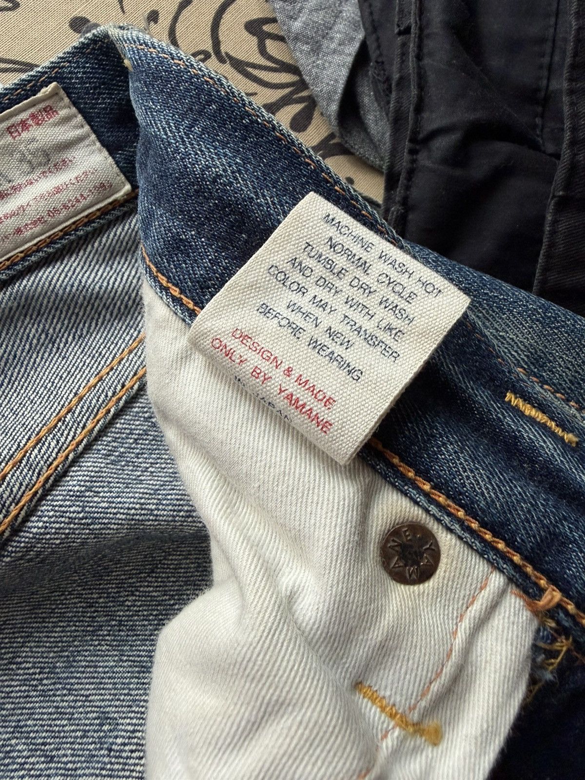 Evisu evisu no2 2001 daicock flame re-paint selvedge Size US 32 / EU 48 - 13 Thumbnail