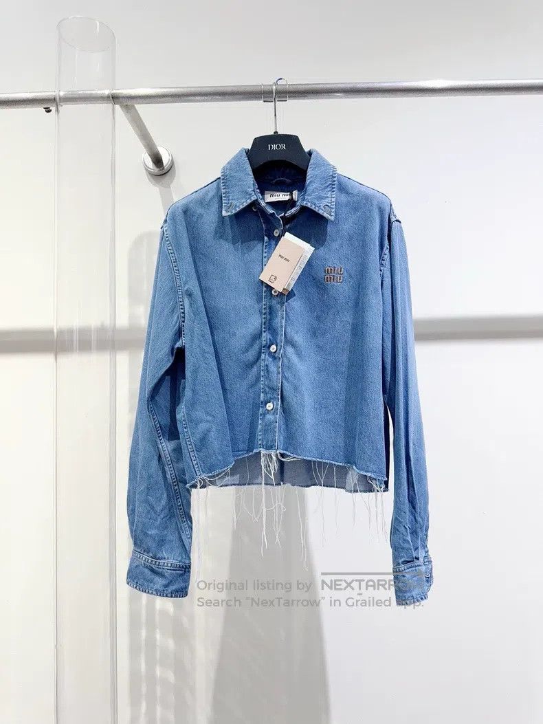 Miu Miu Miu Miu 40 Spring and summer denim jacket Size M / US 6-8 / IT 42-44 - 1 Thumbnail