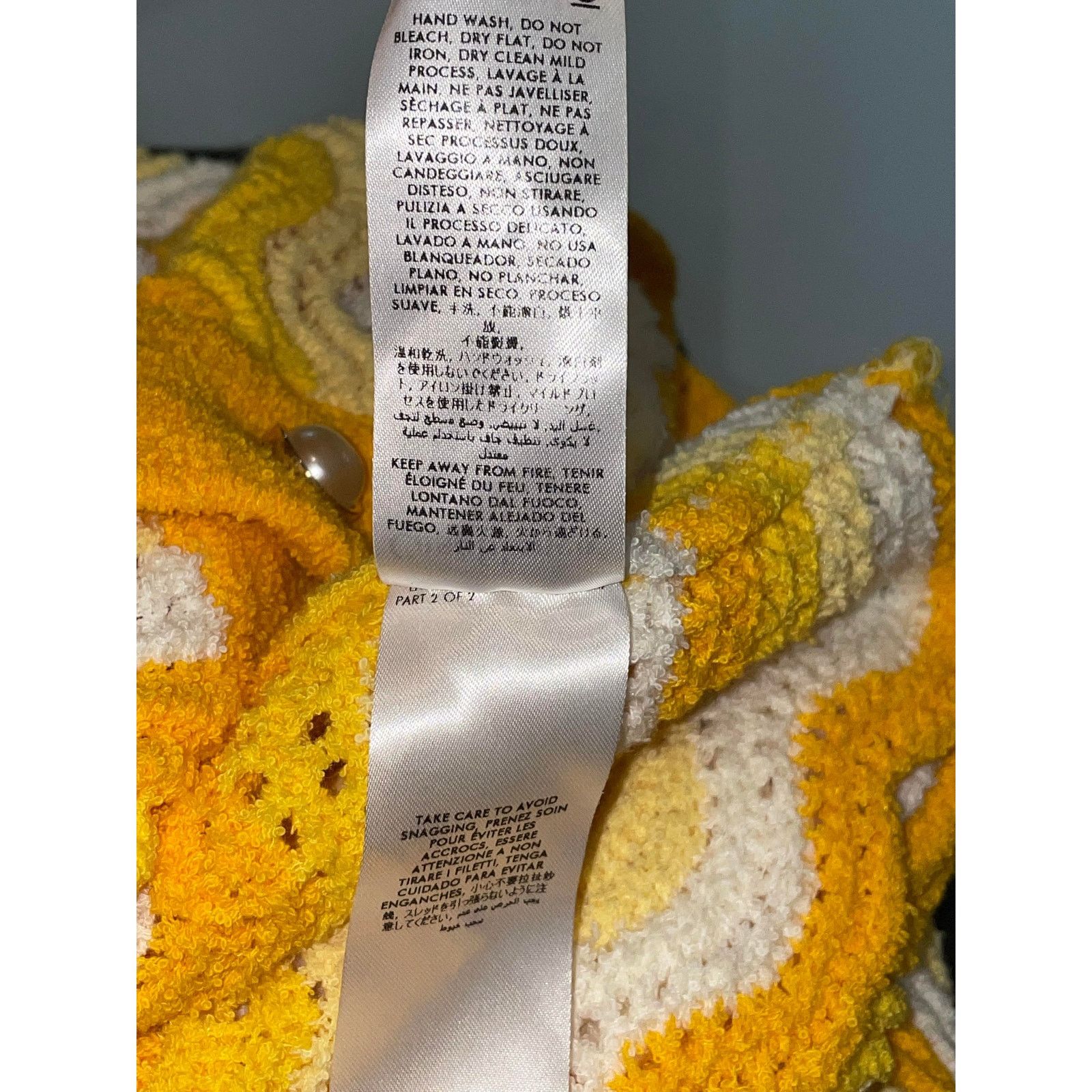 Casablanca Casablanca Towel Yellow Stripe Set Size US XS / EU 42 / 0 - 2 Thumbnail