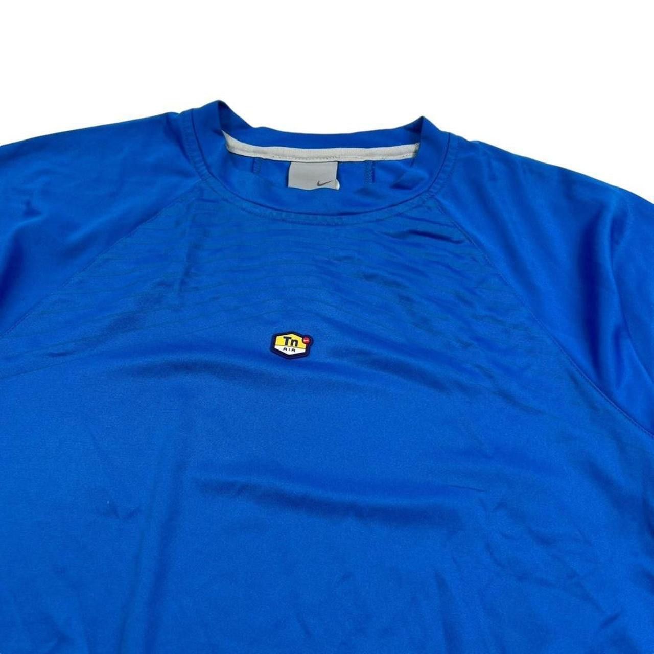 Nike Vintage 2000s Nike TN T-Shirt Blue - Large Size US L / EU 52-54 / 3 - 2 Thumbnail