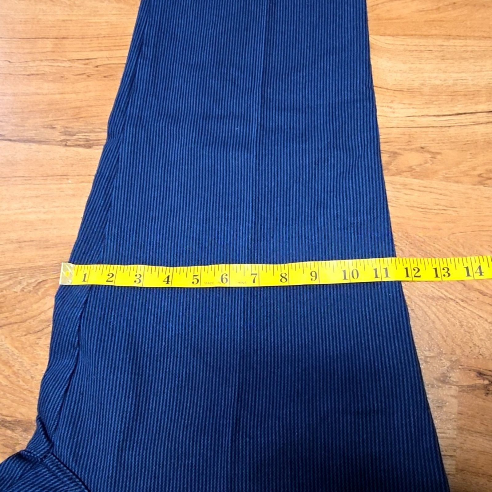 Roper Vintage Pinstriped Jeans Blue High Waist 80s Womens 15 Size 36" / US 14 / IT 50 - 16 Thumbnail
