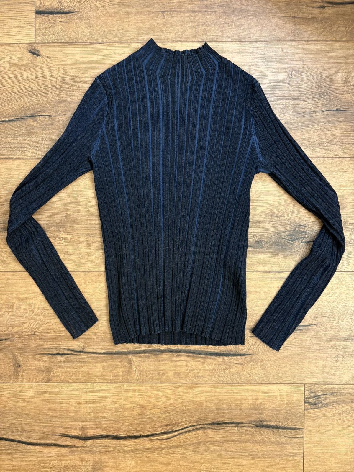 Acne Studios Acne Studios Ribbed Turtleneck Sweater Slim Fit Y2K Minimal Size US L / EU 52-54 / 3 - 1 Thumbnail