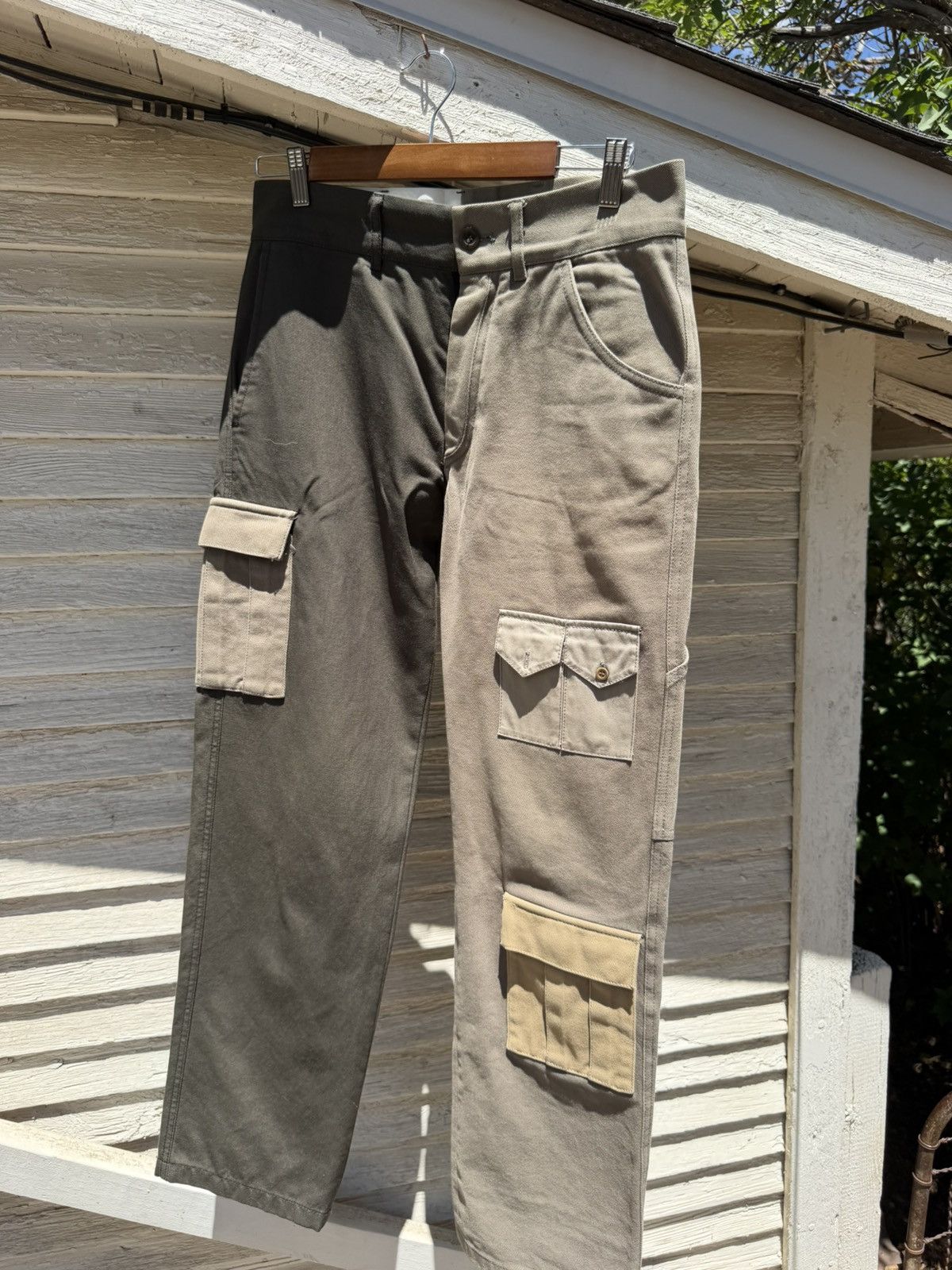 Gosha Rubchinskiy Gosha Rubchinskiy SS18 Split Work Trousers Size US 32 / EU 48 - 2 Thumbnail