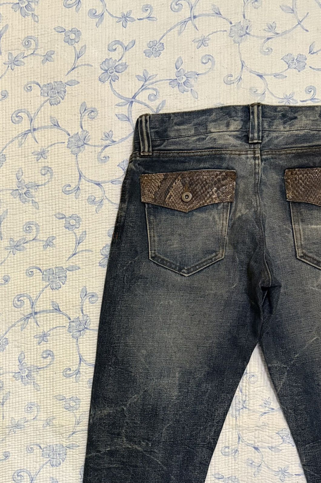 Global Work × Vintage Japanese Global Work Streetwear Flared Distressed Denim Size US 32 / EU 48 - 11 Thumbnail