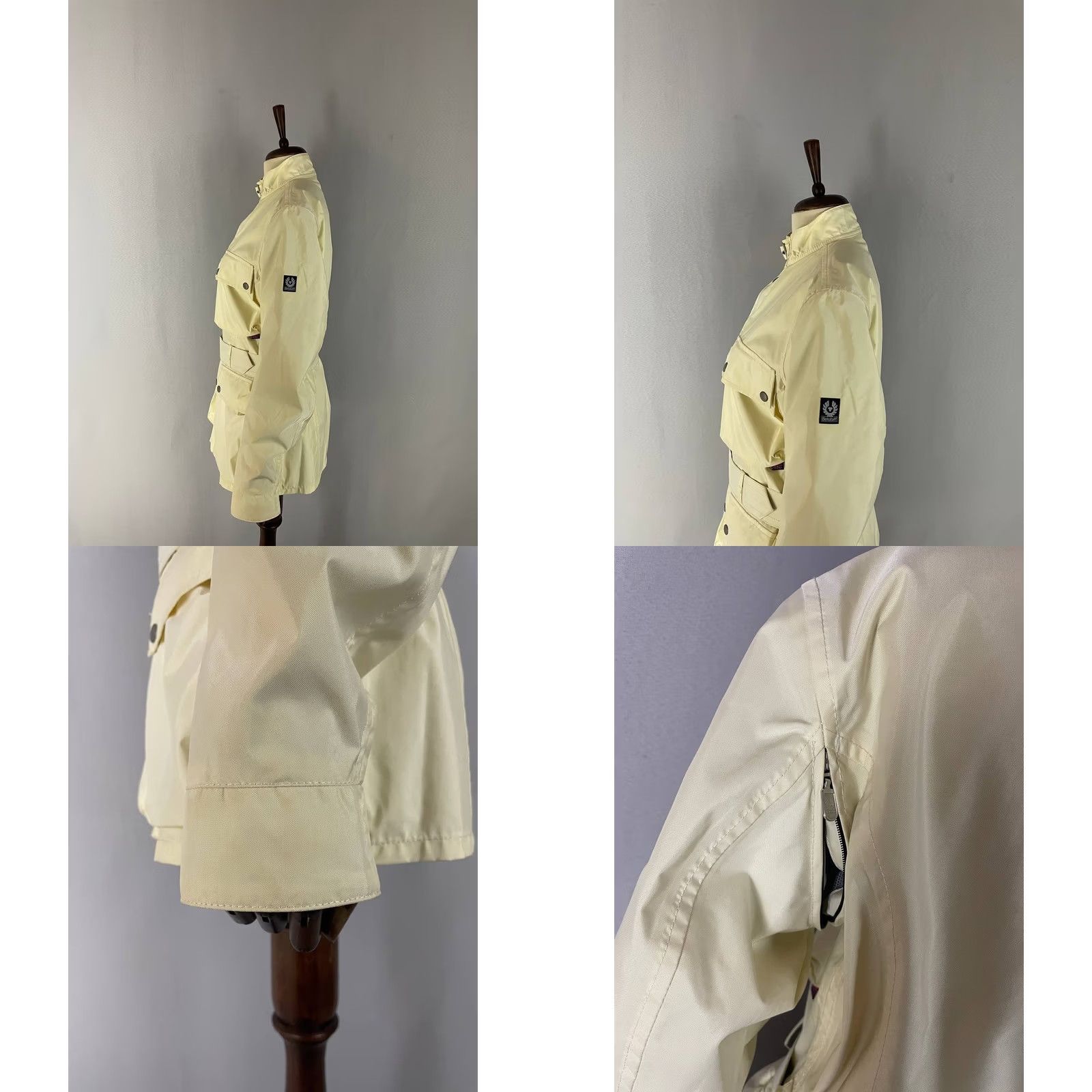 Belstaff Vintage Belstaff Rallymaster 350 Jacket Size 46 Beige Belted Motorcycle Womens Size ONE SIZE - 8 Thumbnail