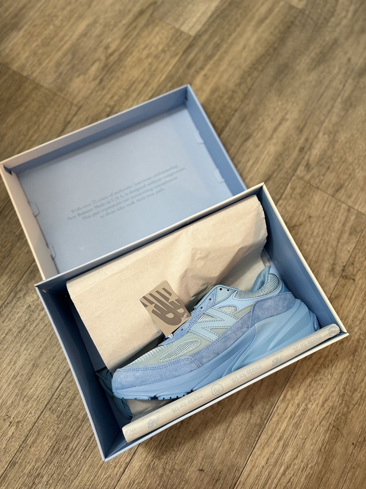 Joe Freshgoods × New Balance New Balance 990v6 MiUSA Joe Freshgoods Prom Blue Size US 10 / EU 43 - 2 Thumbnail