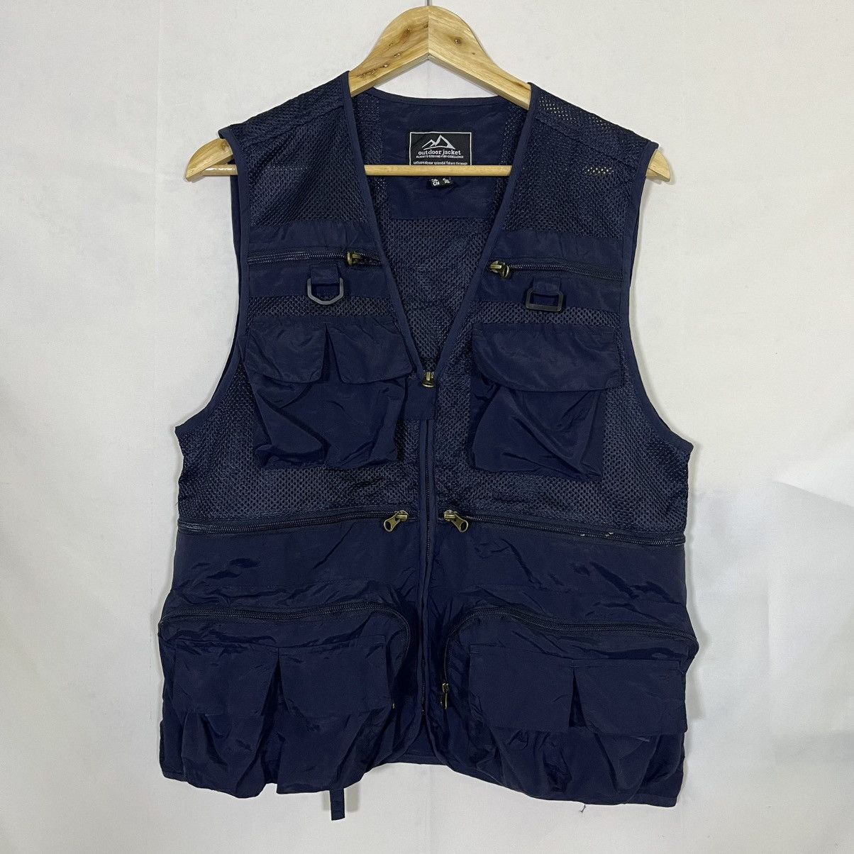 Japanese Brand OUTDOOR TACTICAL/MULTIPOCKET MESH VEST Size US S / EU 44-46 / 1 - 1 Thumbnail