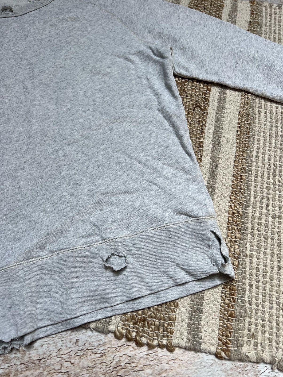Loopwheeler Vintage loop wheel distressed Japanese sweatshirt Size US S / EU 44-46 / 1 - 3 Thumbnail