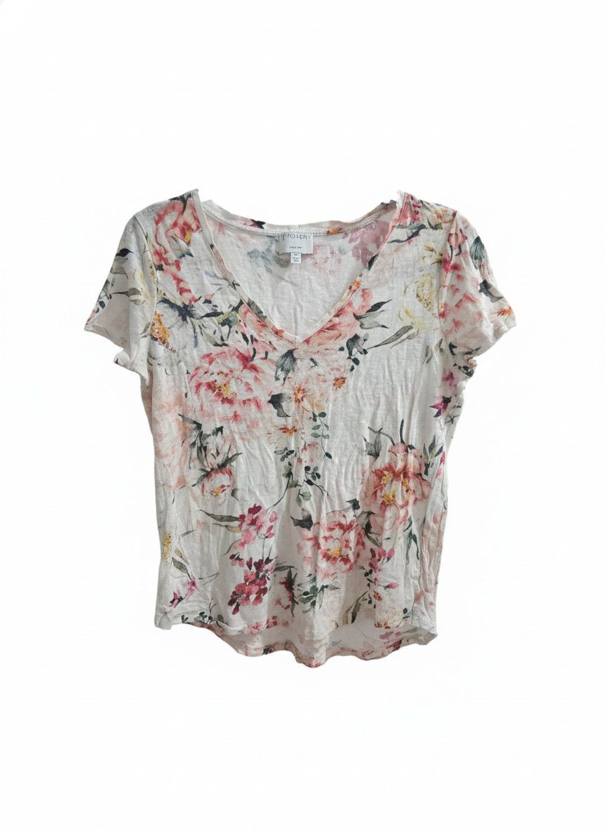 Tonello Toner Women's White Short Sleeve Crew Neck T-Shirt Size M / US 6-8 / IT 42-44 - 1 Thumbnail