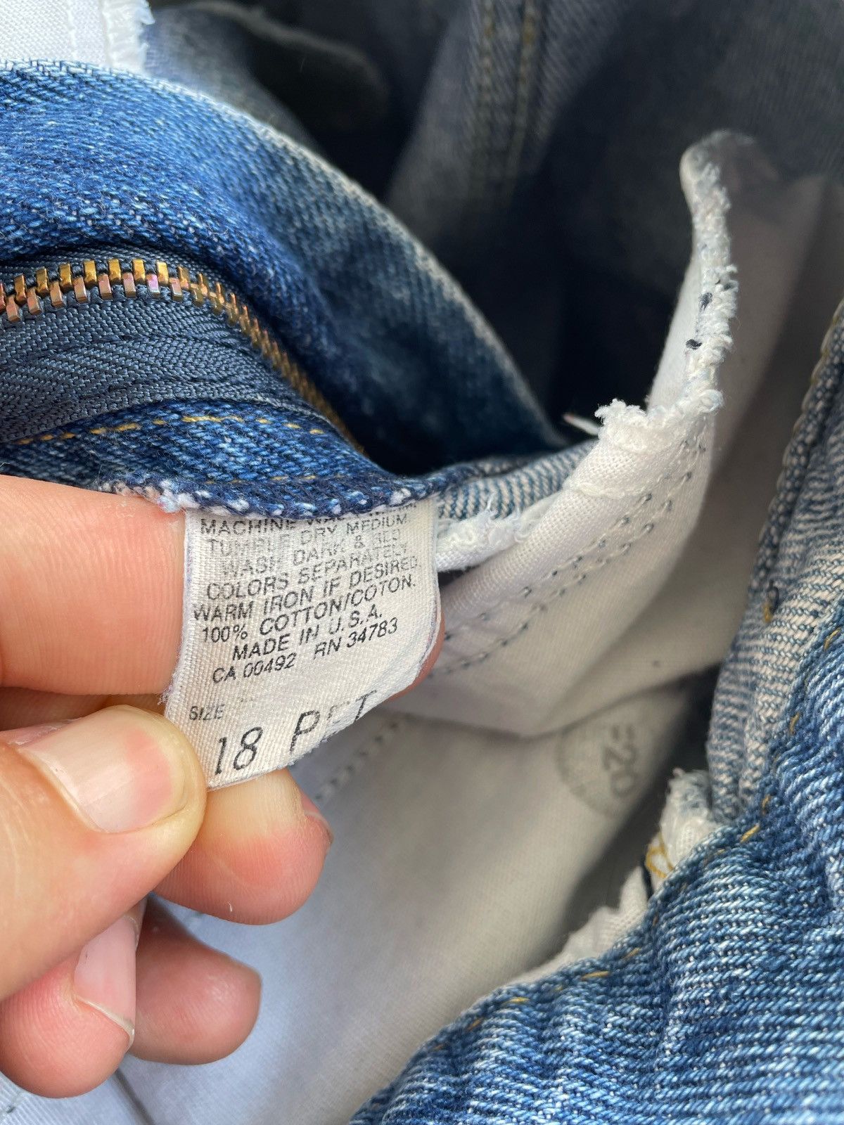 Lee VINTAGE LEE DENIM PANT MADE IN USA Size US 34 / EU 50 - 7 Thumbnail