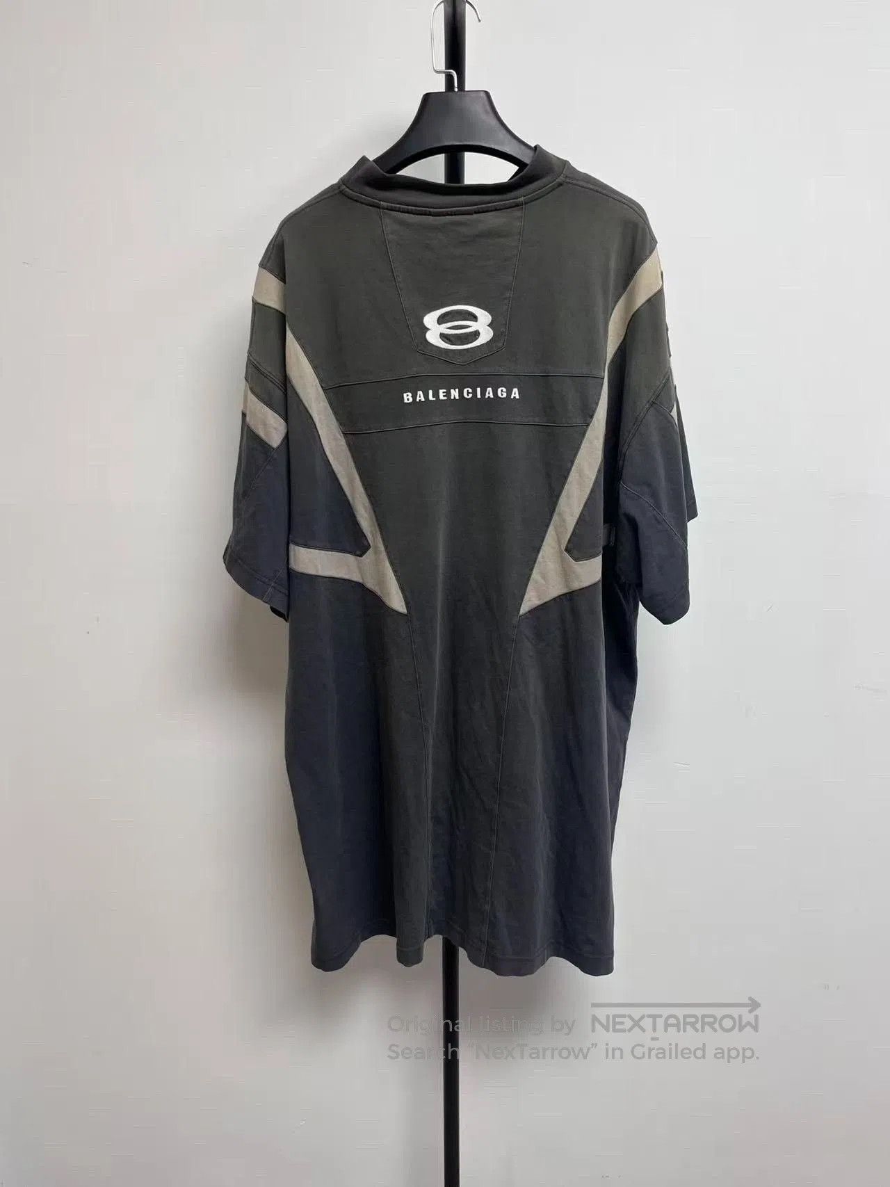 Balenciaga Balenciaga Logo Print Oversized Crewneck T-Shirt. Size US L / EU 52-54 / 3 - 2 Thumbnail