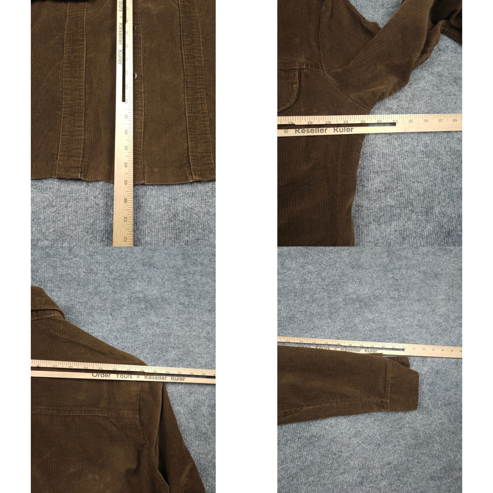 Vintage VINTAGE JC Penney Corduroy Shirt Men's L Brown Button-Up Pockets Thick Size US L / EU 52-54 / 3 - 8 Thumbnail