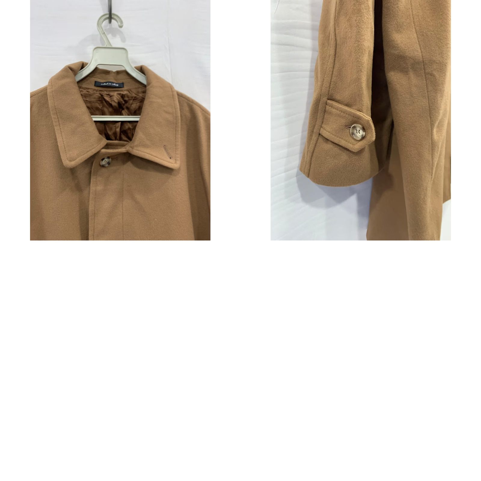 Vintage VINTAGE Rochester Storm System Wool Coat 1XLT Tall Mens Trench Brown Camel Wool Overcoat Jacket Size US XL / EU 56 / 4 - 8 Thumbnail