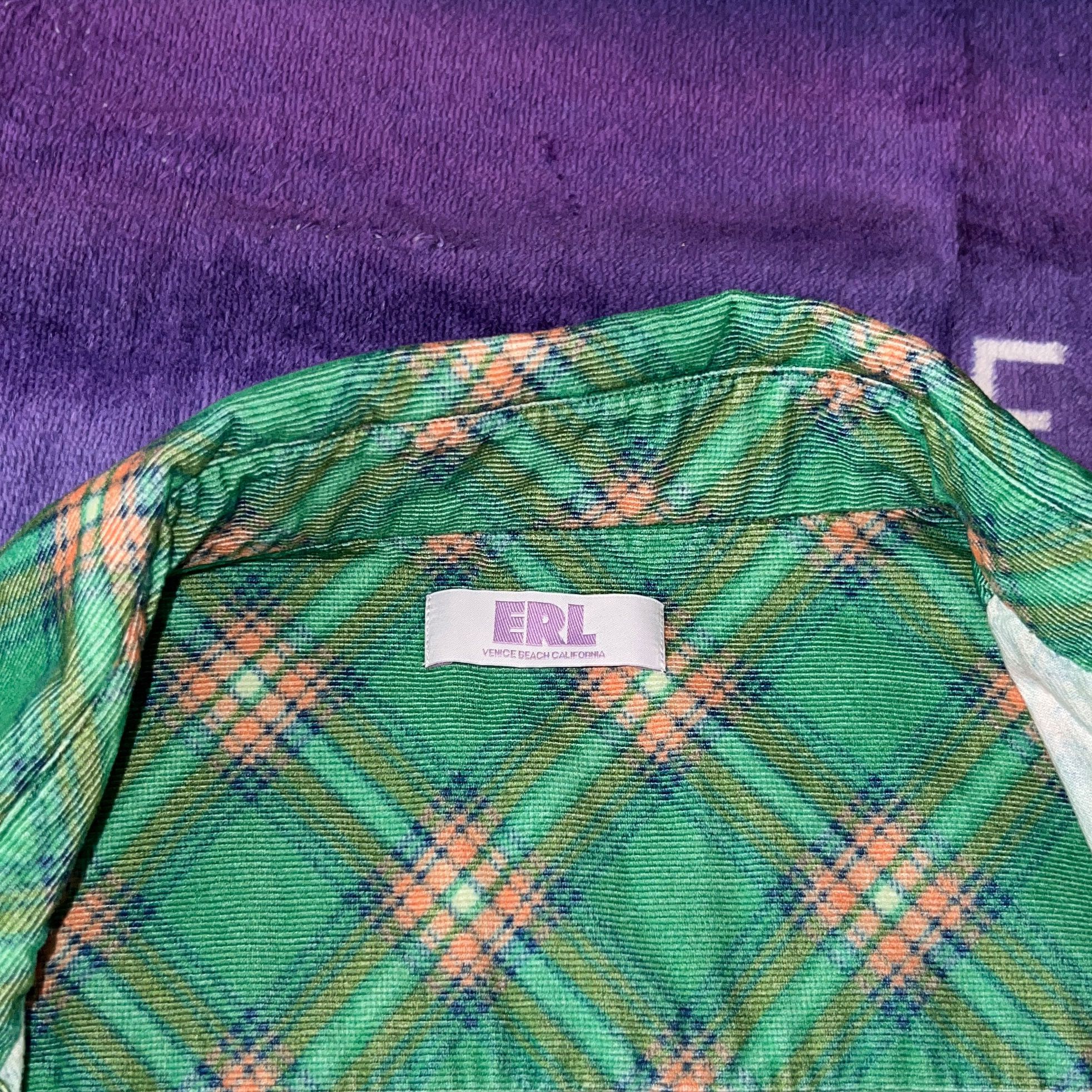 ERL Green plaid shirt Size US M / EU 48-50 / 2 - 5 Thumbnail