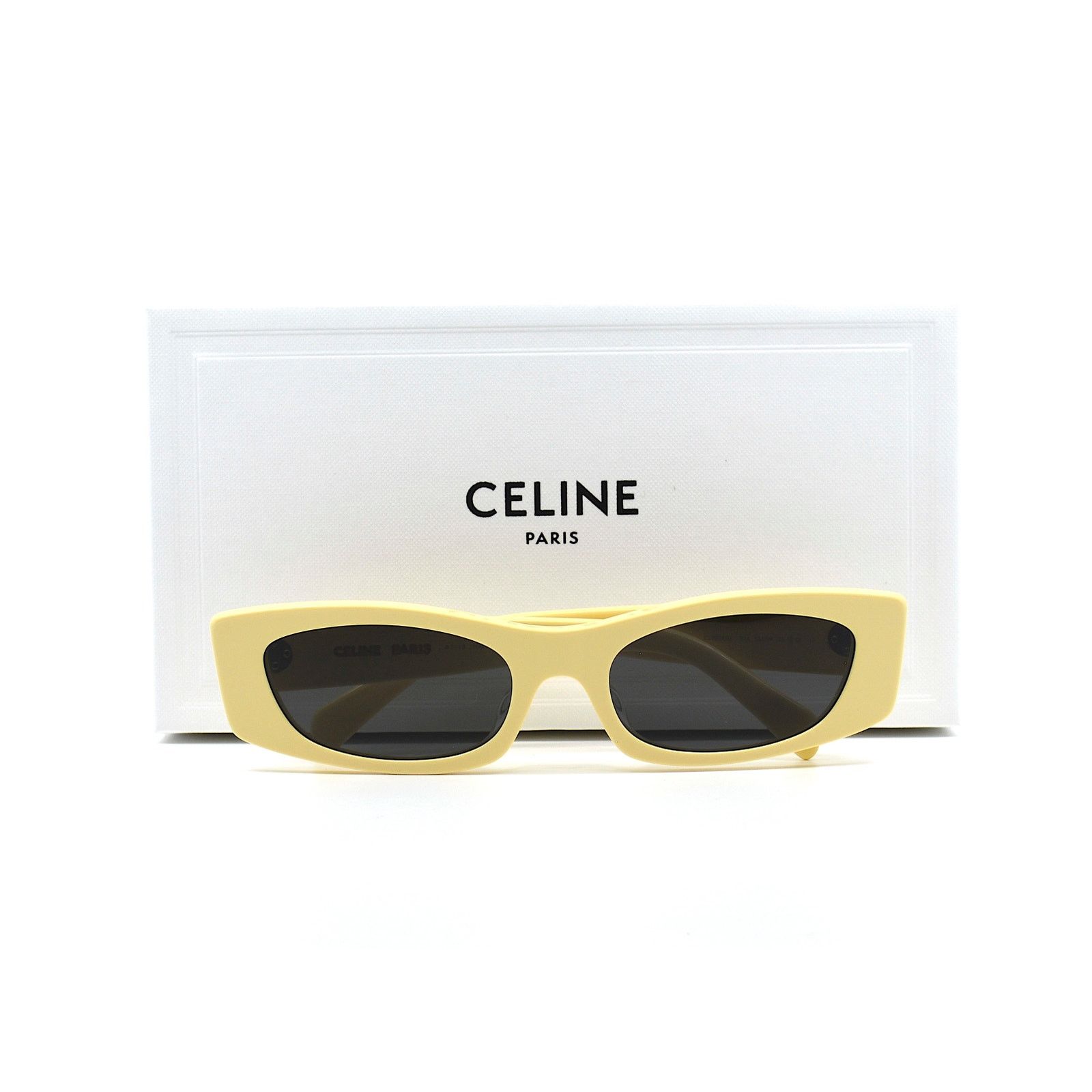 Celine NEW CELINE PARIS CL40245U 39A SHINY BUTTER GREY SUNGLASSES Size ONE SIZE - 7 Thumbnail