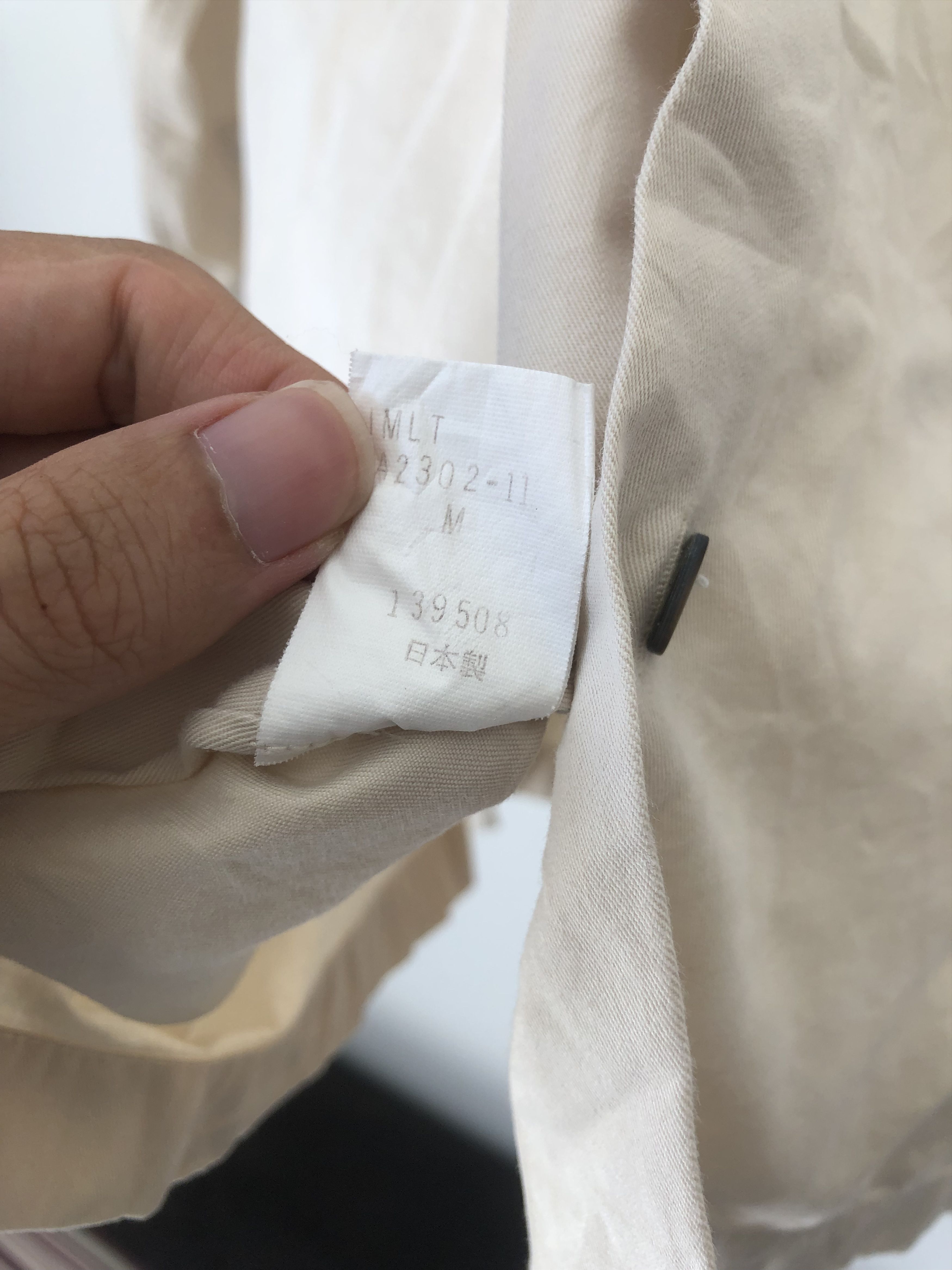 Issey Miyake beige shirt Size US M / EU 48-50 / 2 - 5 Thumbnail