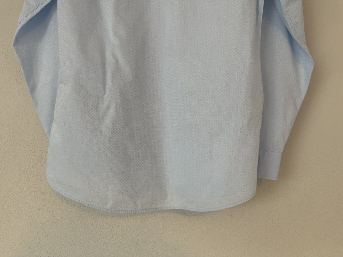 Gucci Light Blue Shirt with Micro Diamond Pattern Size US M / EU 48-50 / 2 - 10 Thumbnail