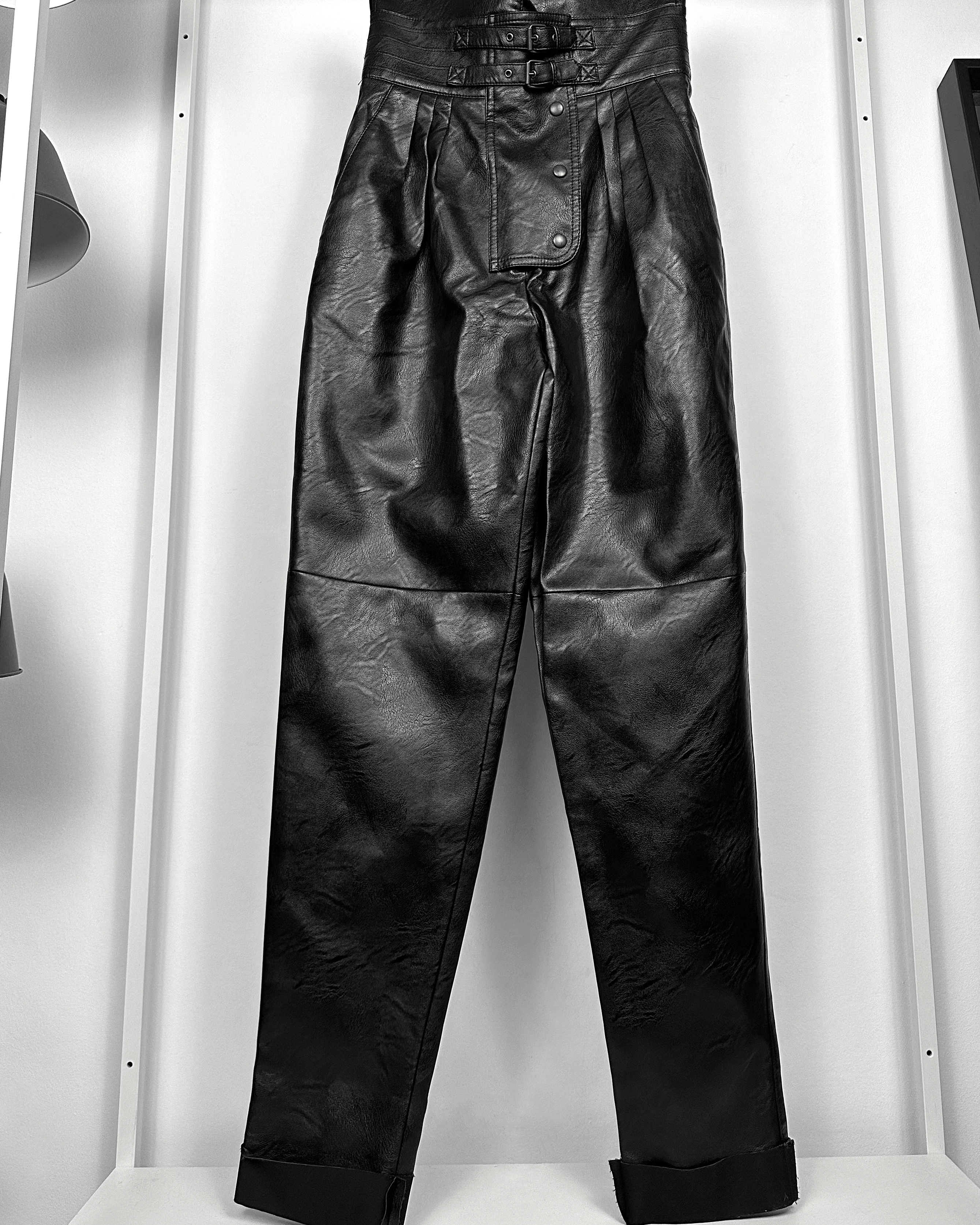 Maison Margiela Maison Margiela Blank Tag Leather Pants Size US 26 / EU 42 - 3 Thumbnail