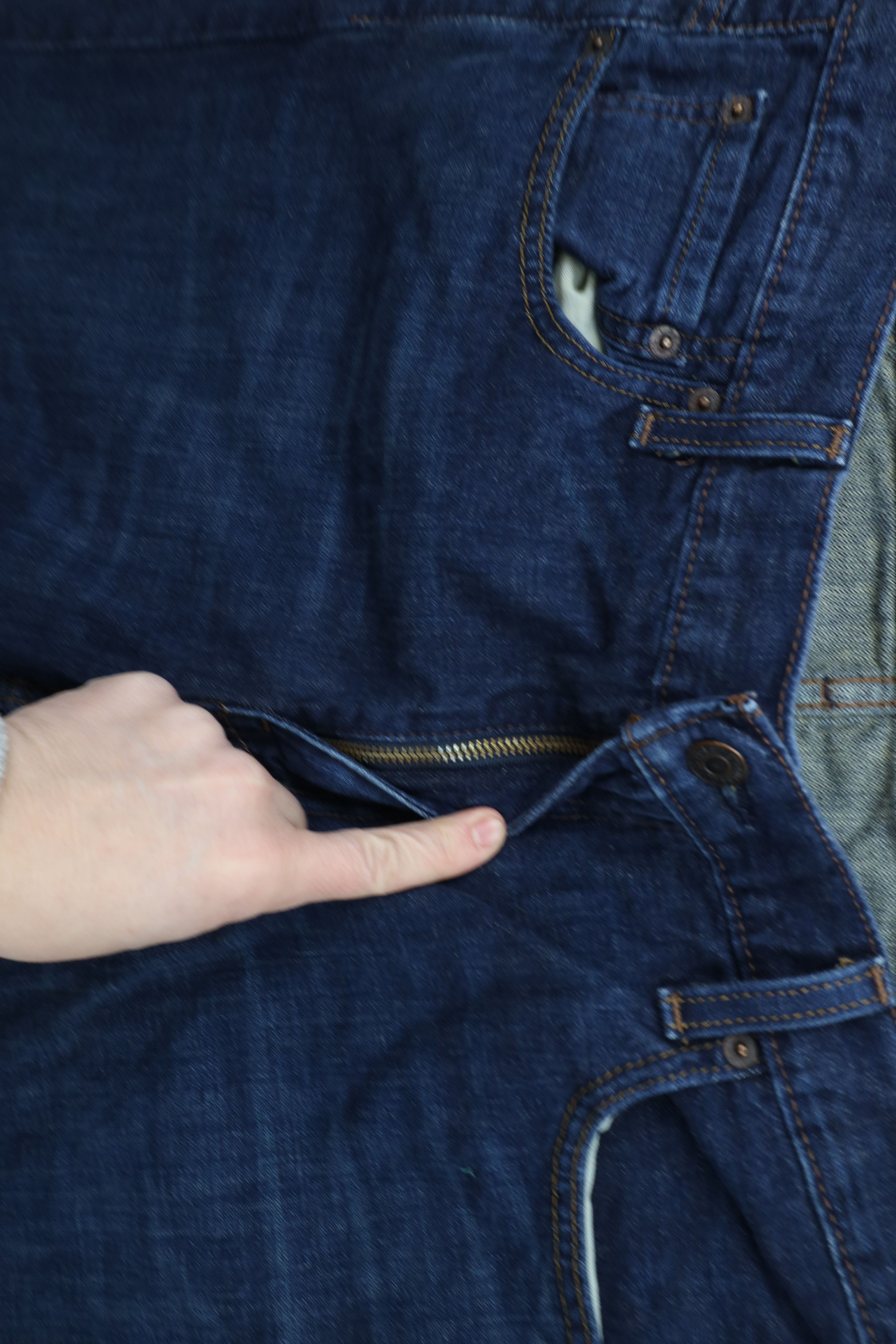 Levi's × Vintage Vintage Y2K Levis 569 Loose Fit Wide Leg Denim Jeans Blue Size US 34 / EU 50 - 7 Thumbnail