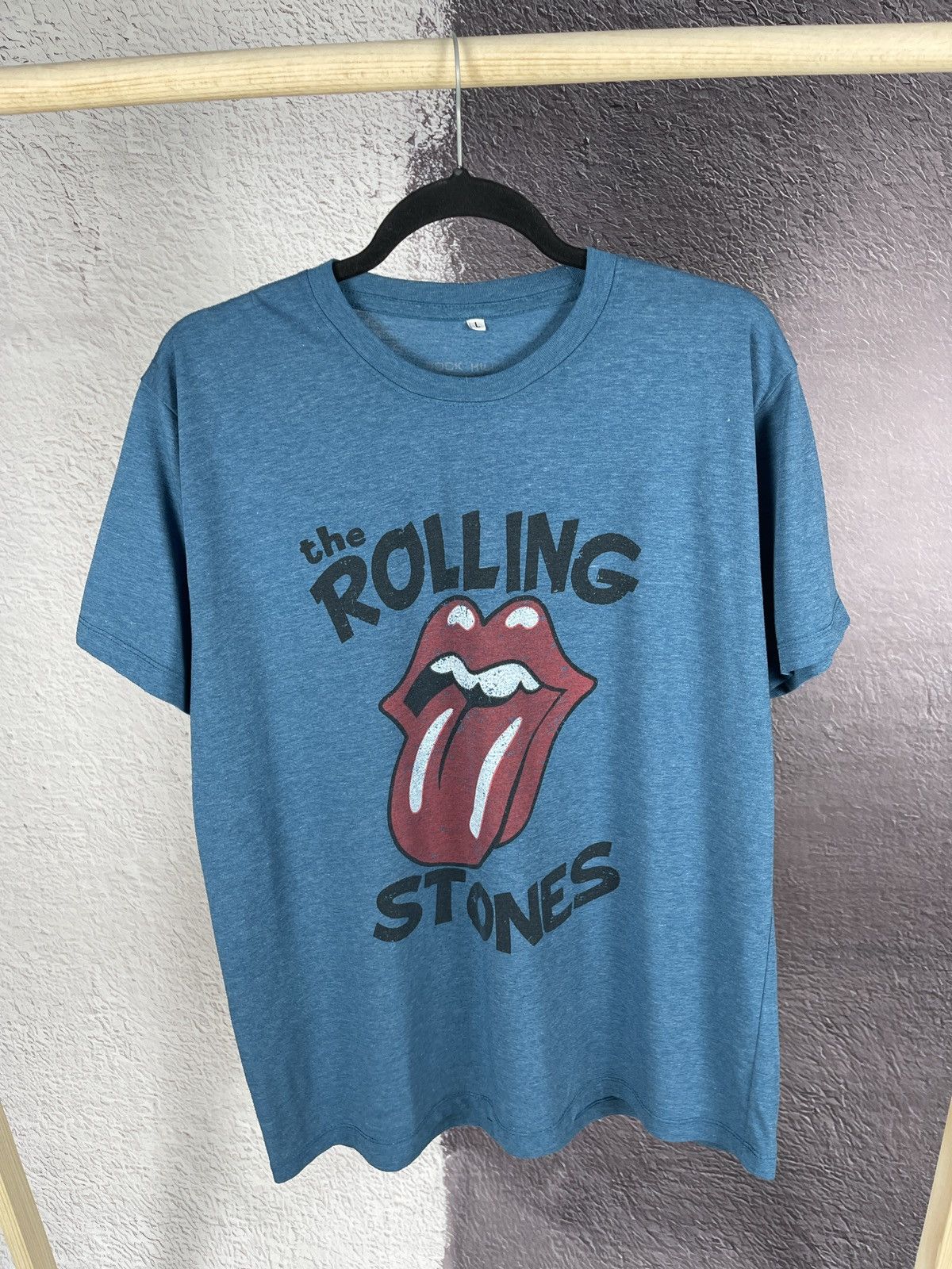 Band Tees The Rolling Stones blue vintage tee shirt Size US L / EU 52-54 / 3 - 2 Thumbnail