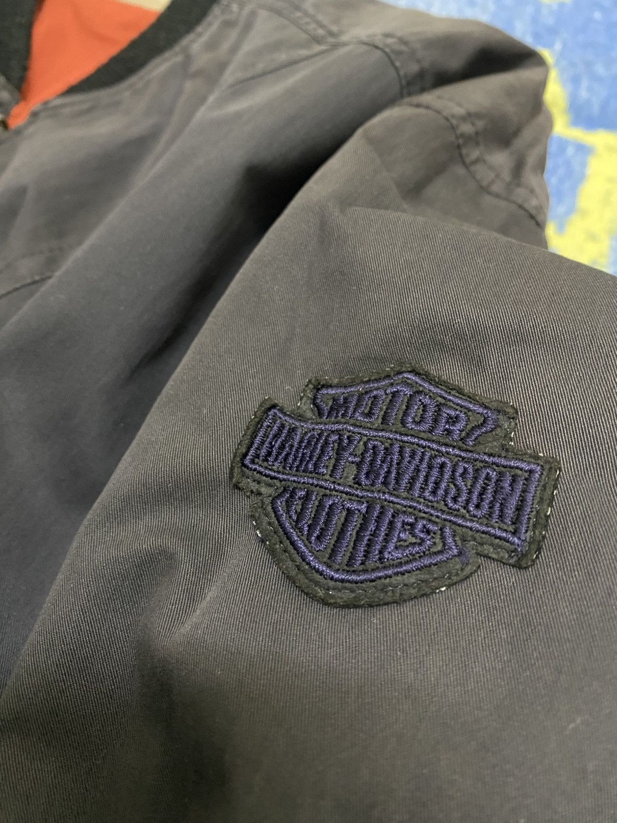 Harley Davidson HARLEY DAVIDSON Reverseable Bomber Jacket Big Logo Size US M / EU 48-50 / 2 - 23 Thumbnail