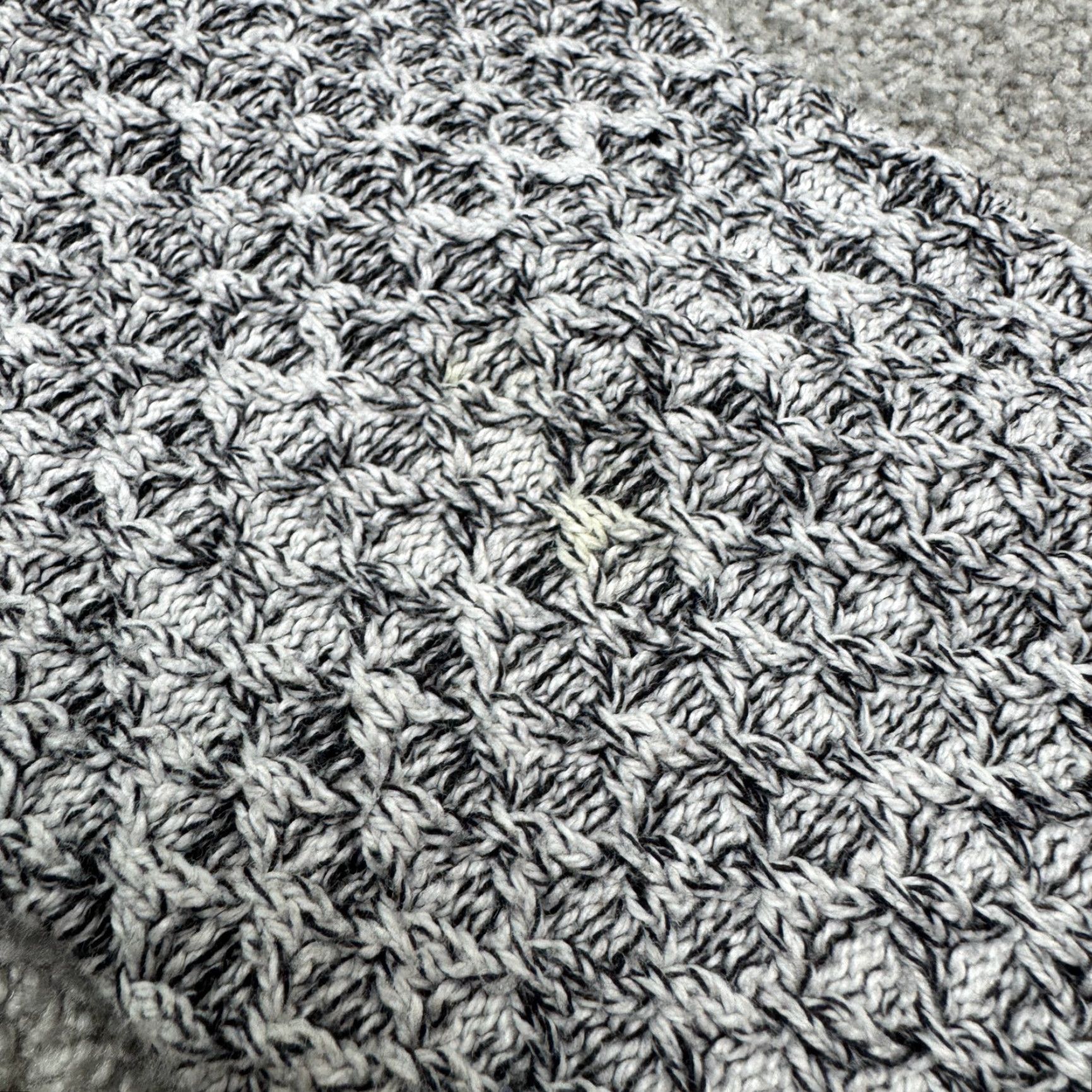 Loft VINTAGE LOFT Wool Blend Textured Knitted Sweater Dress Women's Medium Gray Casual Fall Winter Size M / US 6-8 / IT 42-44 - 6 Thumbnail