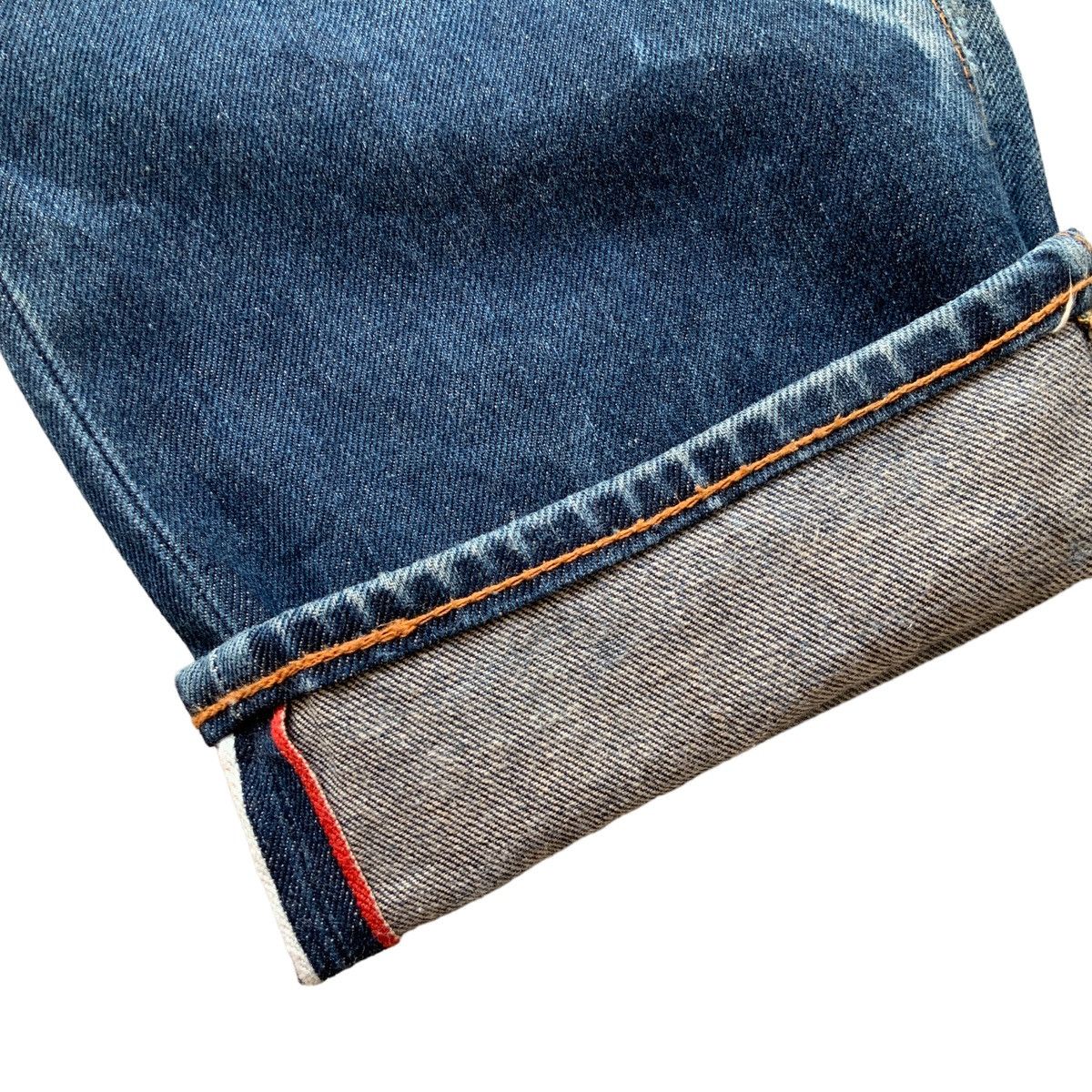 Evisu × Japanese Brand EVISU BRUSHSTROKES DAICOCK SELVEDGE JEANS Size US 30 / EU 46 - 17 Thumbnail