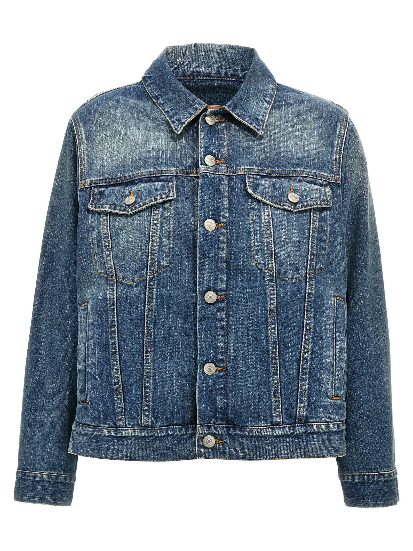 Maison Margiela Layered Denim Jacket Size S / US 4 / IT 40 - 1 Thumbnail
