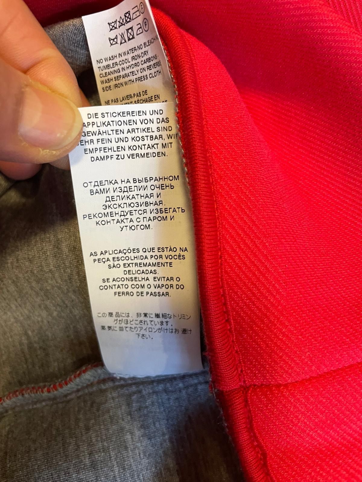 Dolce & Gabbana Dolce & Gabbana Red Technical Hoodie Jersey Size US S / EU 44-46 / 1 - 5 Thumbnail