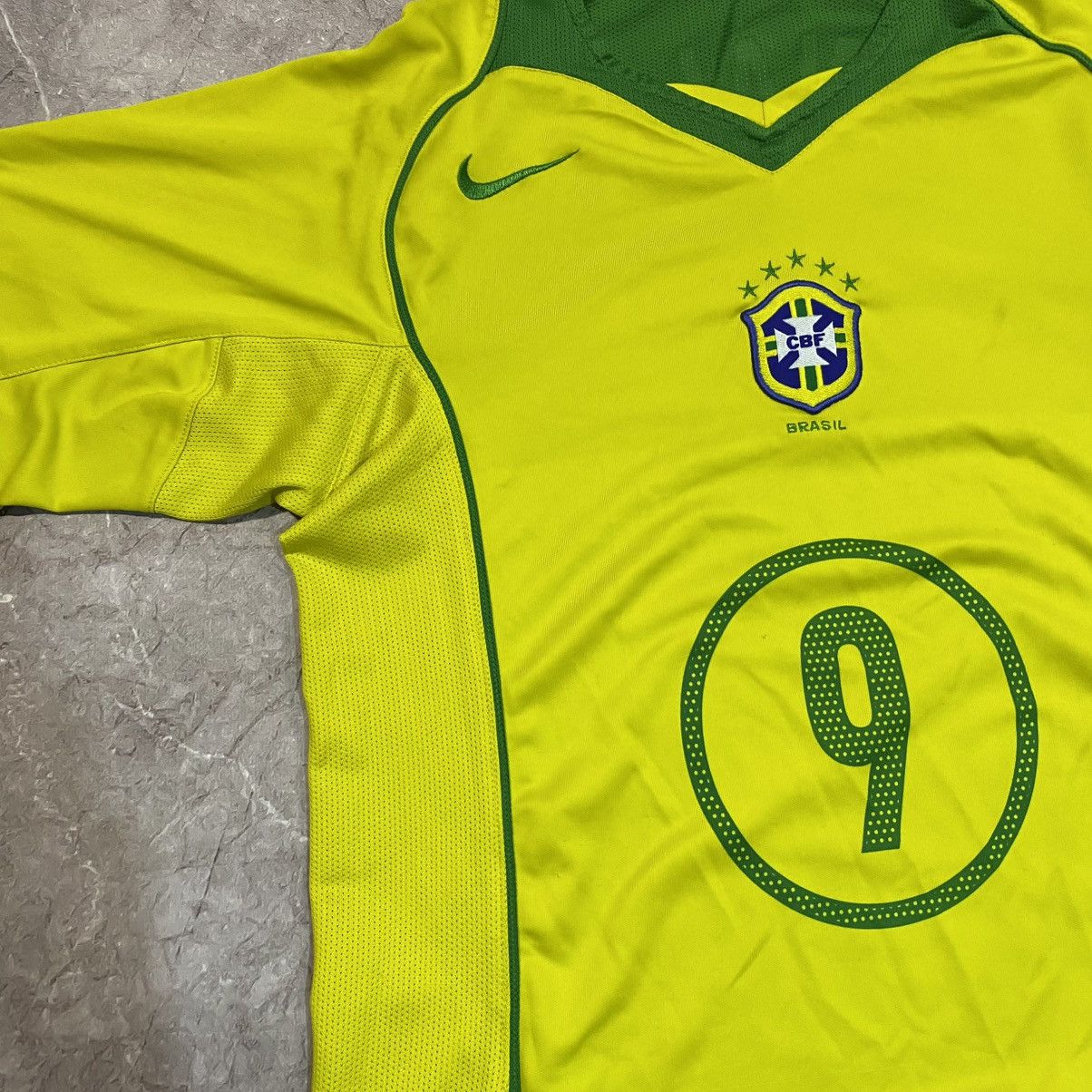Vintage RONALDO ! VINTAGE NIKE BRAZIL TEE SOCCER JEERSEY NATION 00s Size US S / EU 44-46 / 1 - 12 Thumbnail