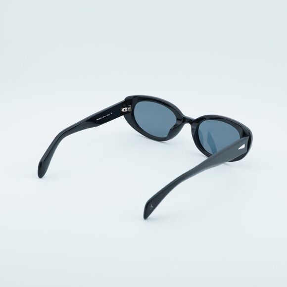 Rag & Bone Rag & Bone RNB1061/S 0807 IR Sunglasses Black Cat Eye Frame Size ONE SIZE - 4 Thumbnail
