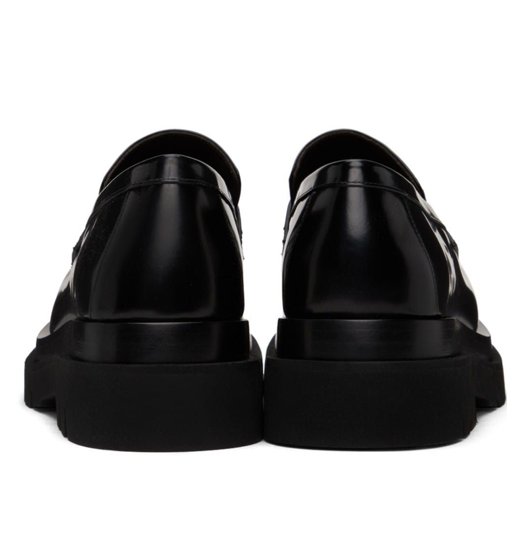 Bottega Veneta Lug Leather Loafers Size US 12 / EU 45 - 2 Thumbnail