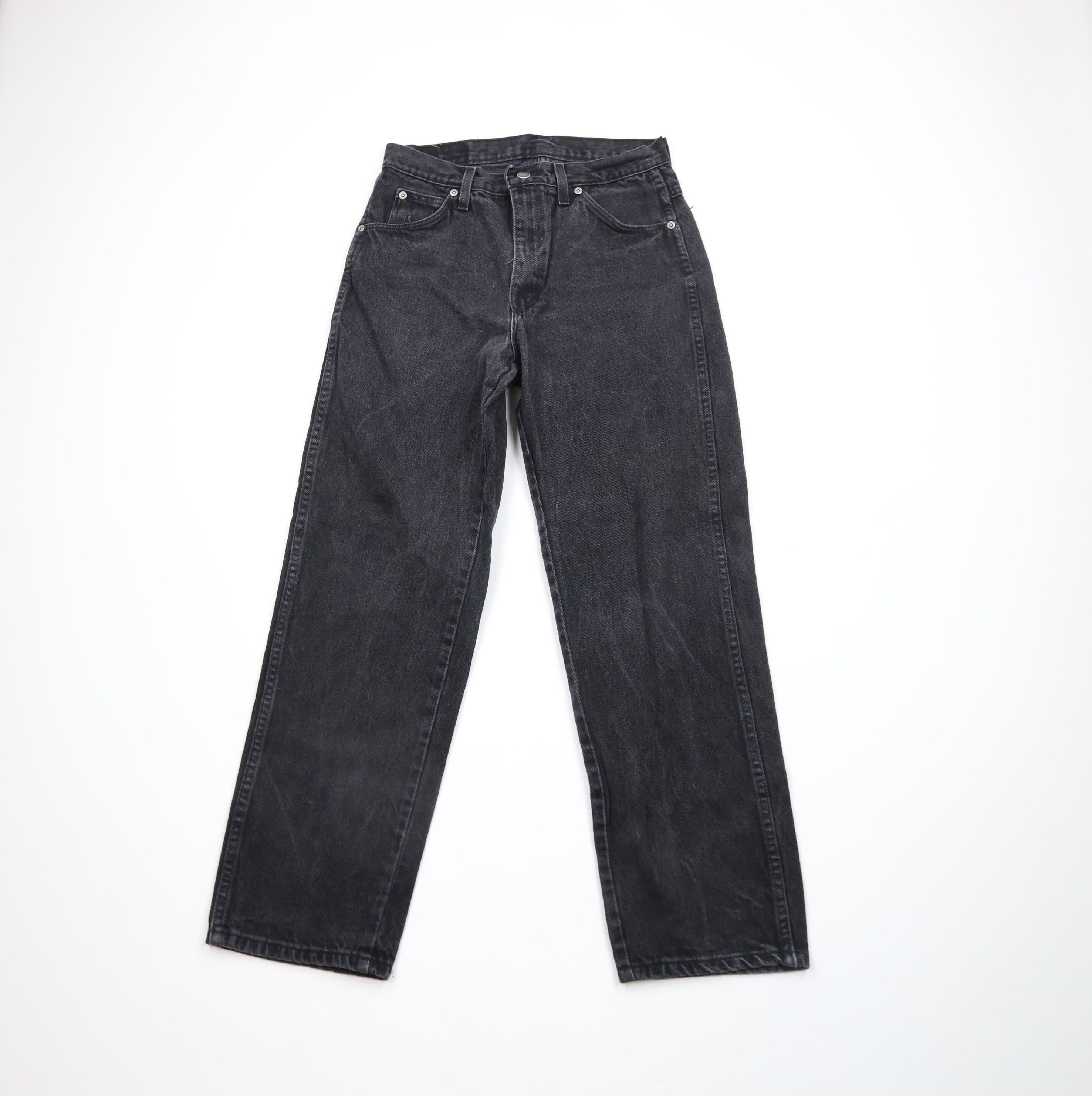 Dickies × Vintage Vintage 90s Dickies Spell Out Straight Leg Denim Jeans Black Size US 30 / EU 46 - 1 Thumbnail
