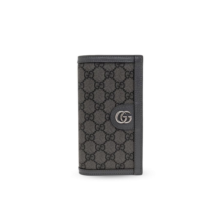 Gucci GUCCI Beige Ebony Monogram Wallet New & Authentic Size ONE SIZE - 1 Thumbnail