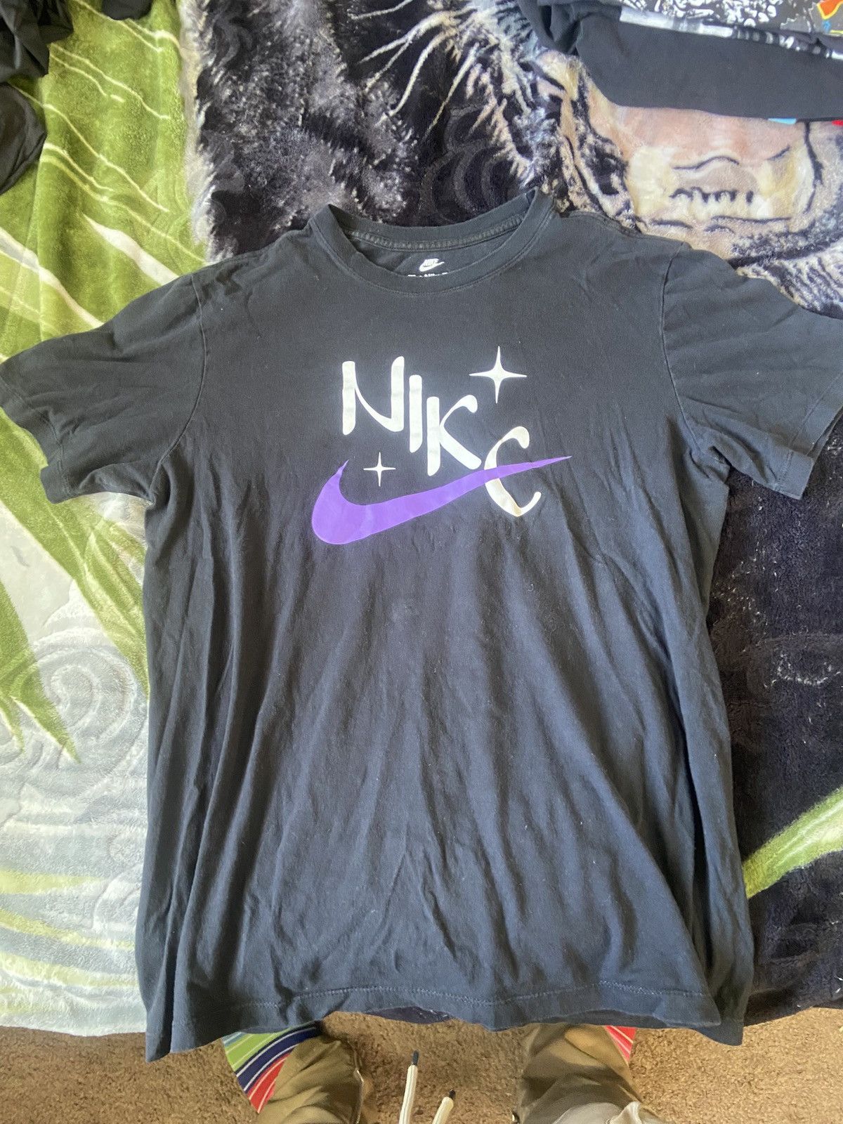 Nike Black the nike tee Size US M / EU 48-50 / 2 - 2 Thumbnail