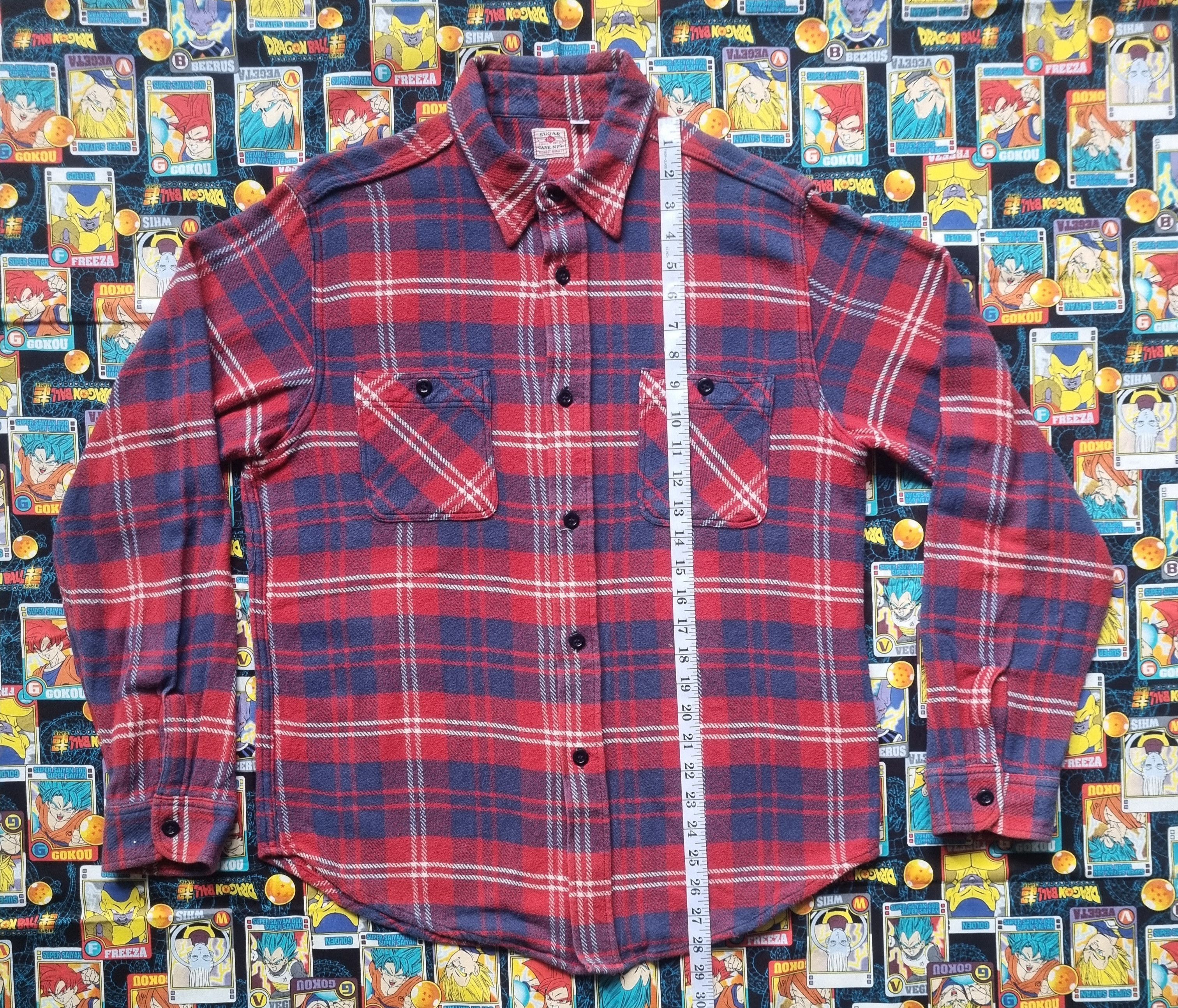 Sugar Cane Sugar Cane Flanel Shirt Button Up Size US L / EU 52-54 / 3 - 4 Thumbnail