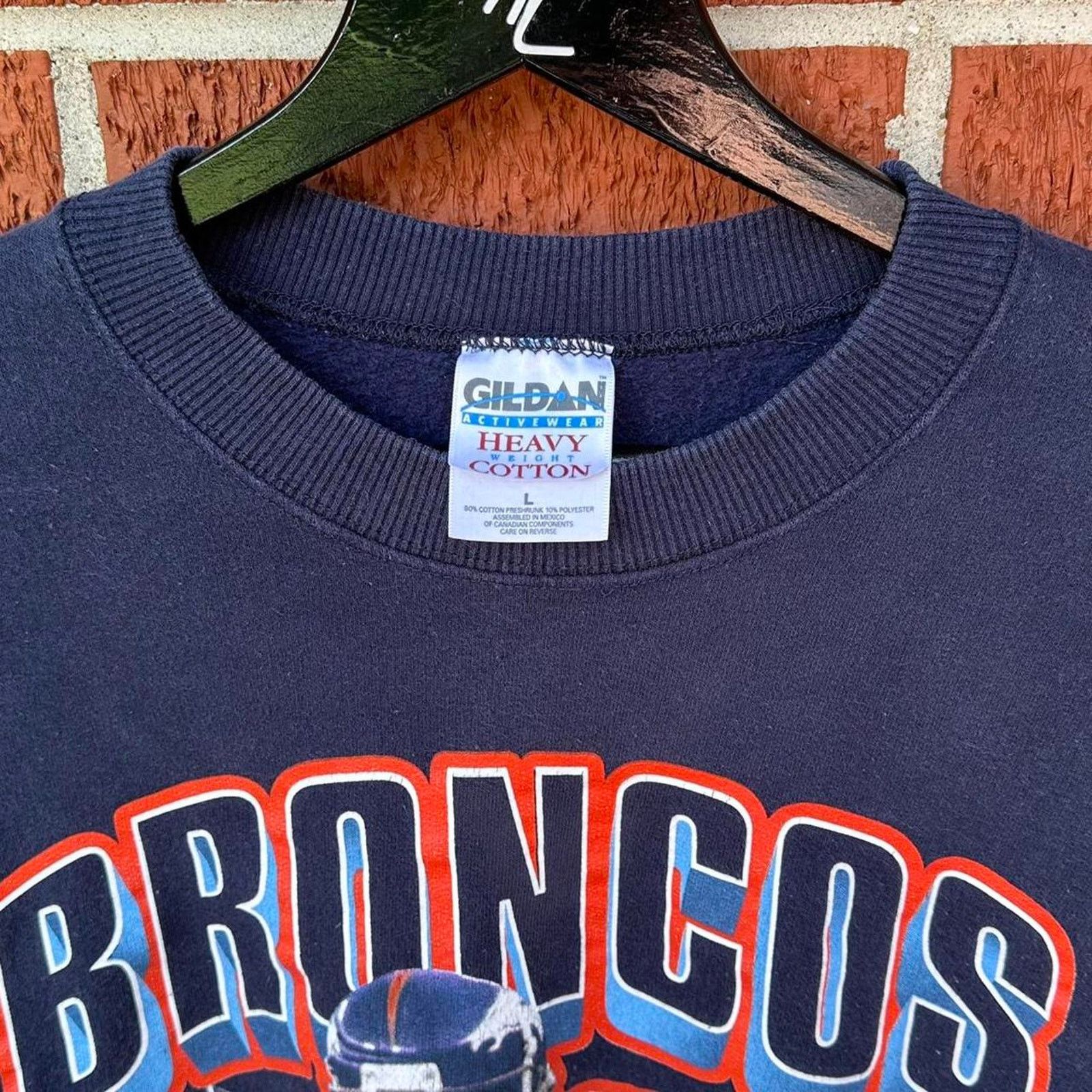 NFL Vintage 1998 terrell davis denver broncos champions crewneck Size US L / EU 52-54 / 3 - 3 Thumbnail