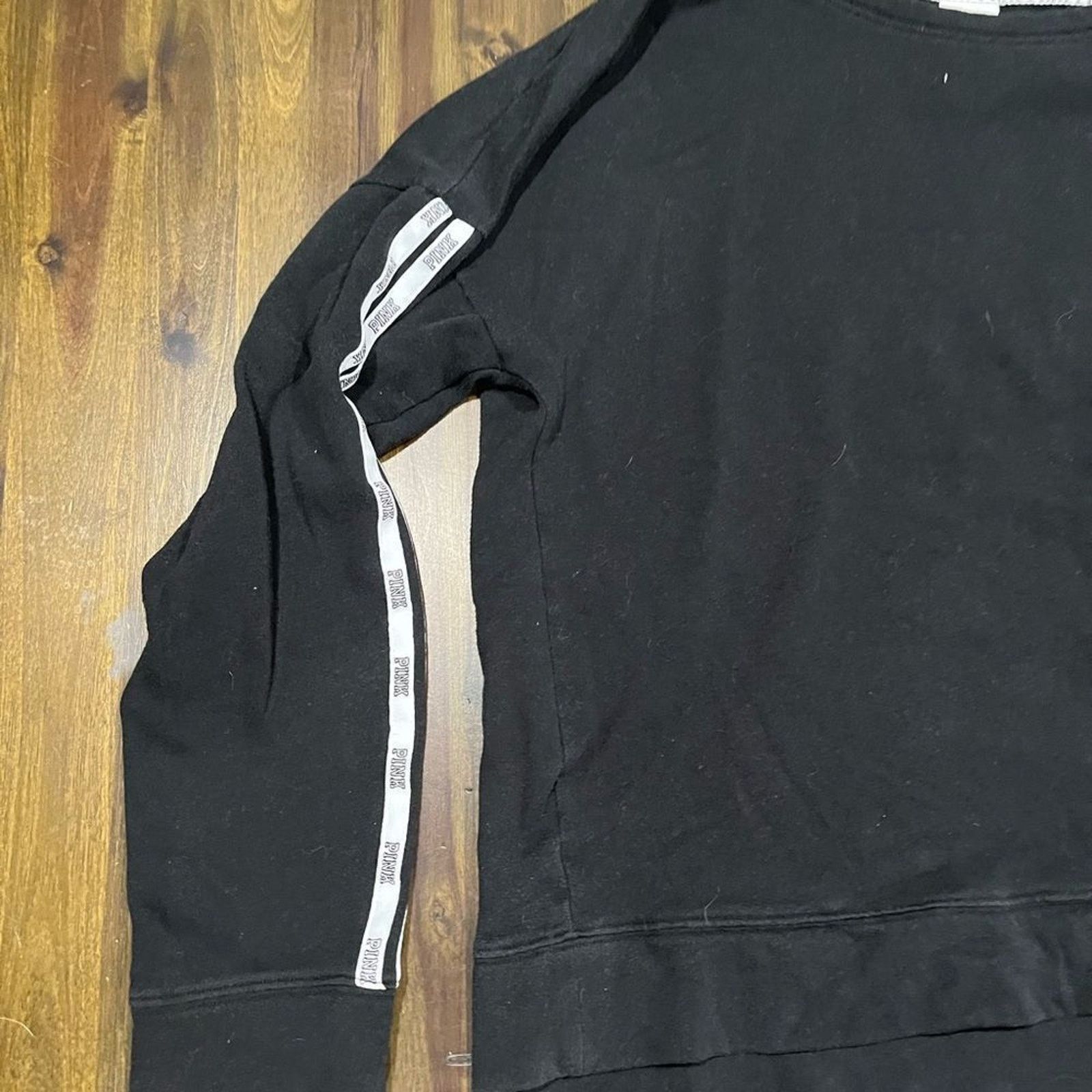 Victoria's Secret Victoria’s Secret PINK Black and White Pullover Sweatshirt Size M / US 6-8 / IT 42-44 - 5 Thumbnail
