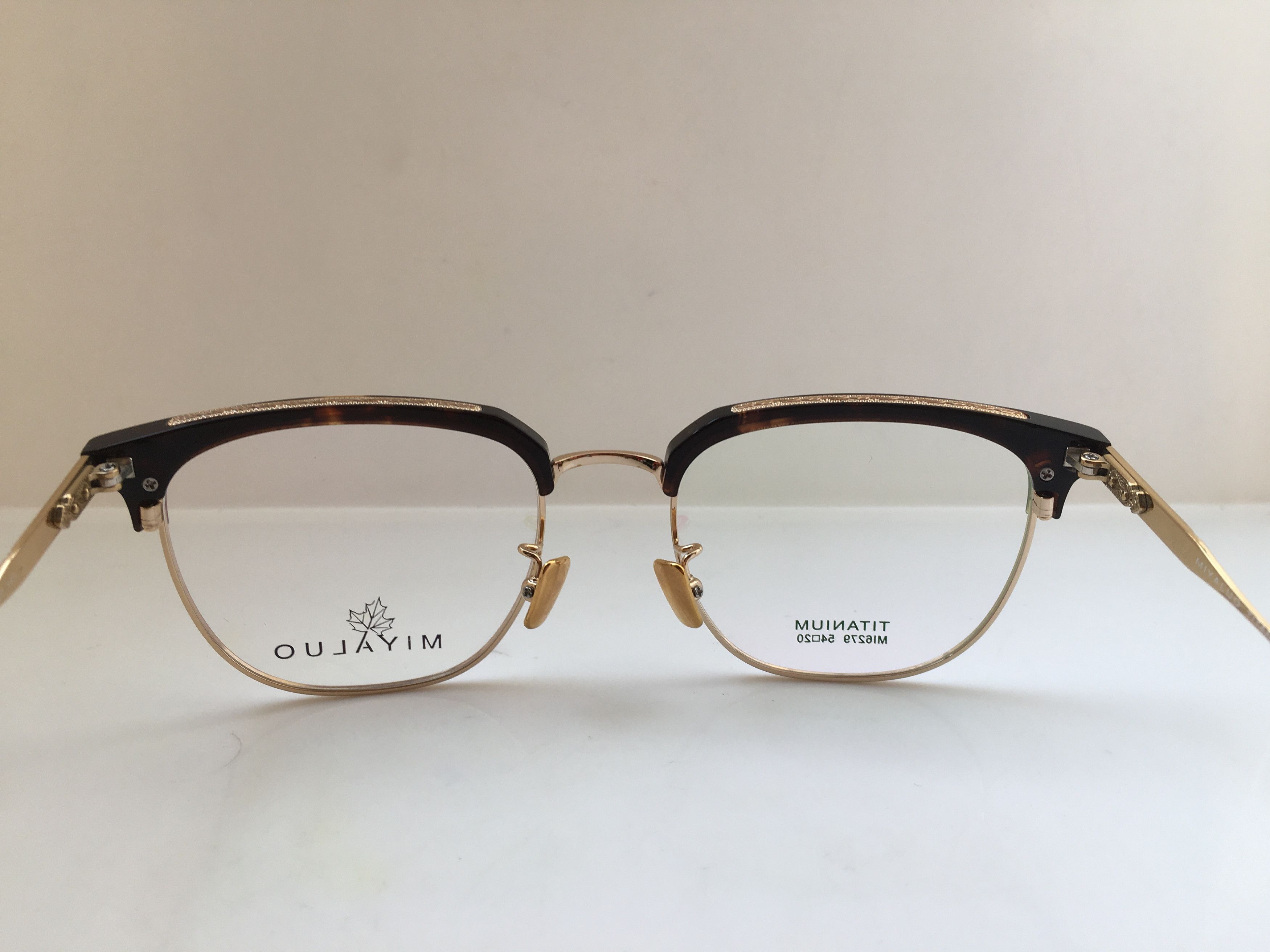 Other Miyaluo Tortoise Gold Malcolm Eyeglasses Frame Titanium Size ONE SIZE - 4 Thumbnail