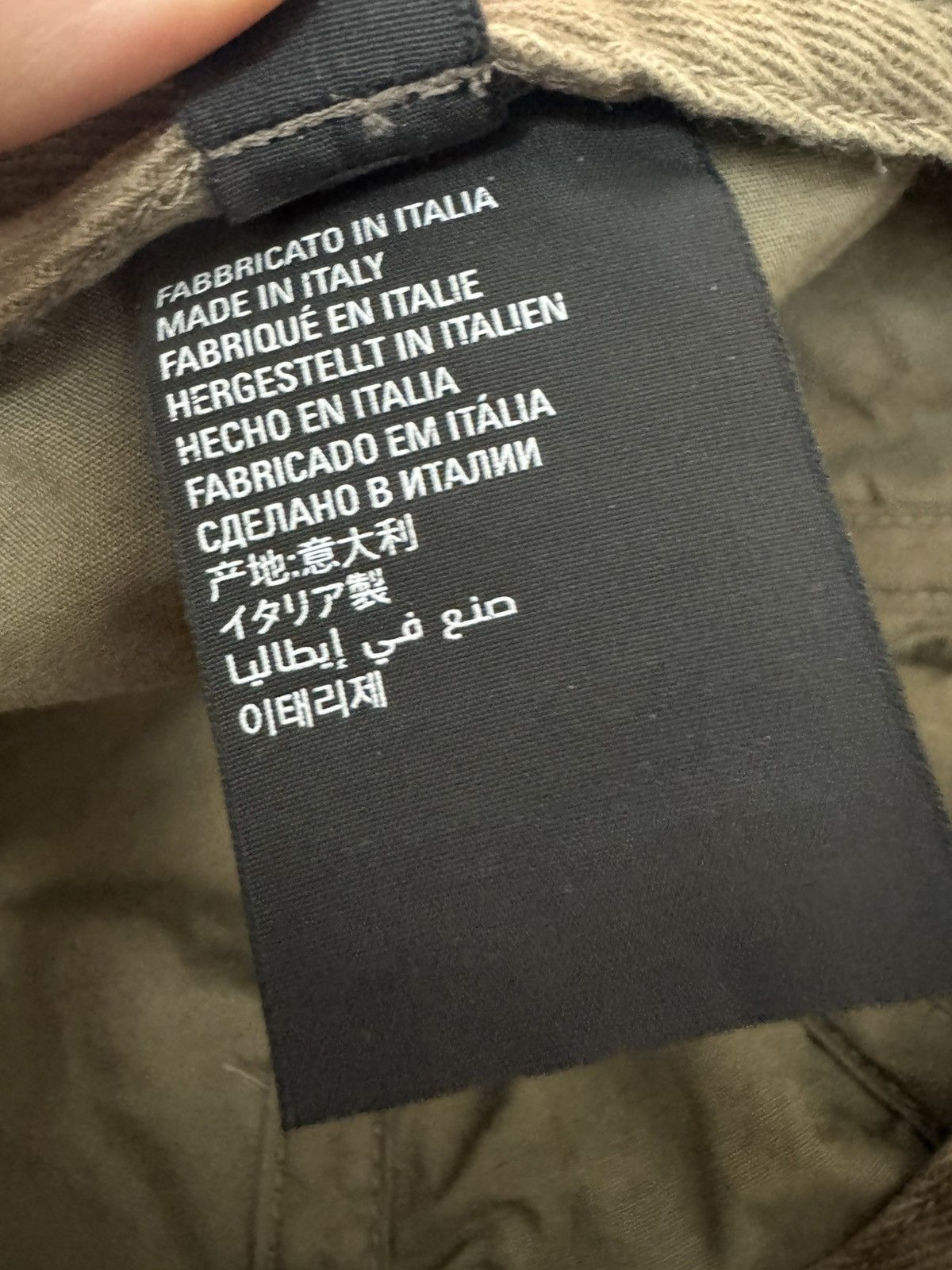 Balenciaga Balenciaga Demna Era Distressed Khaki Logo Designer Hat Cap Size ONE SIZE - 8 Thumbnail