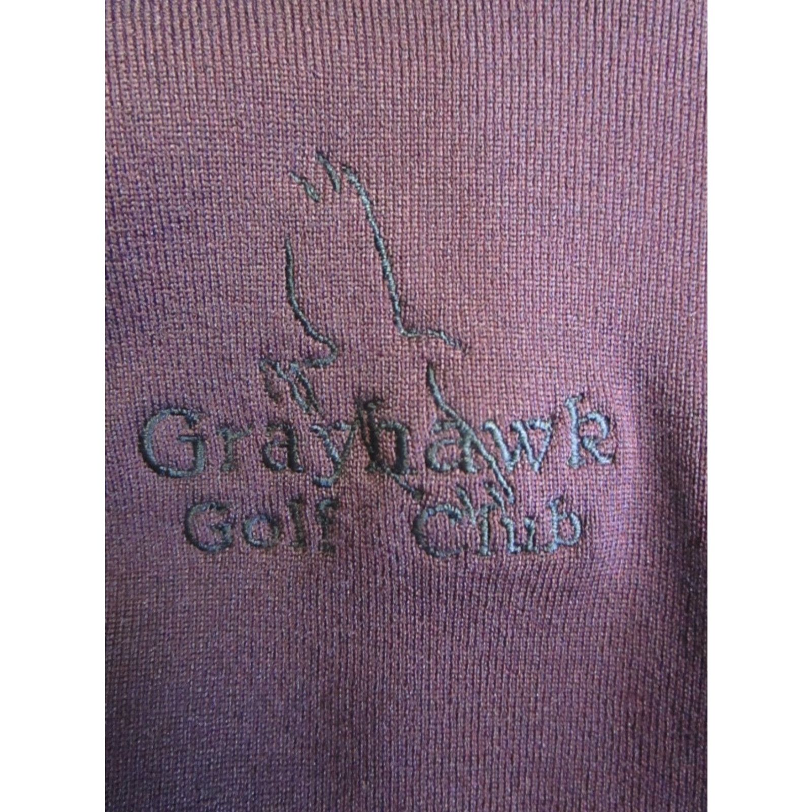 Nike Nike Golf Sweater Mens XL Burgundy Dri-FIT Quarter Zip Logo Pullover Size US XL / EU 56 / 4 - 3 Thumbnail