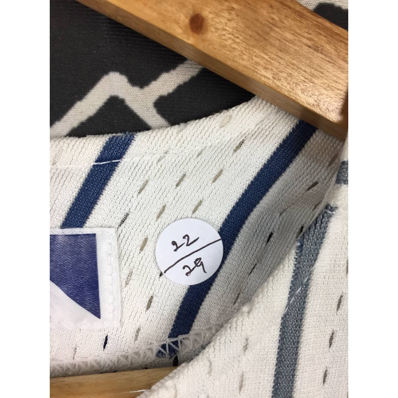 Mizuno Vtg Mizuno Minokamo Pinstripe Mesh Baseball Jersey Size US L / EU 52-54 / 3 - 16 Thumbnail