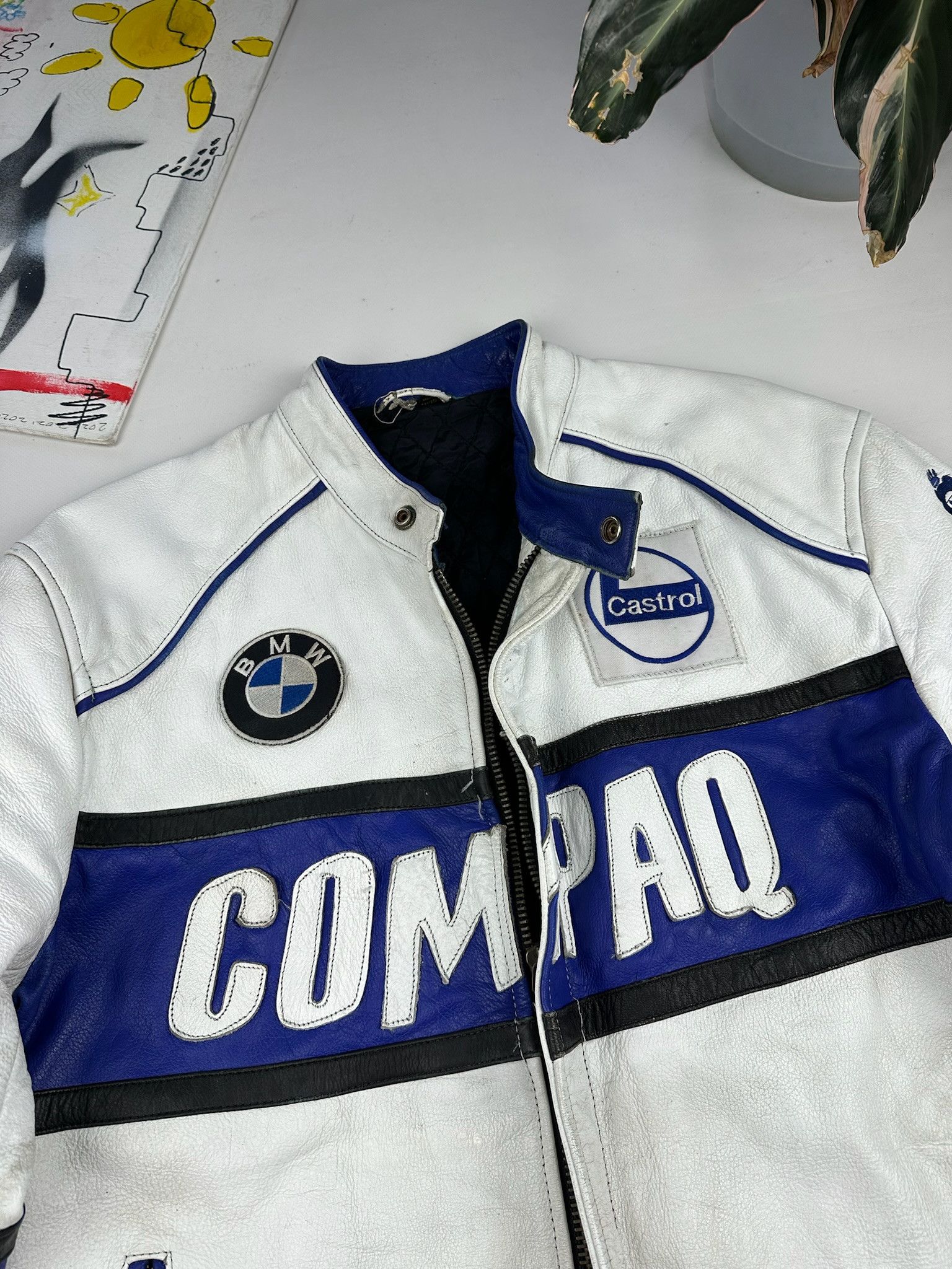 BMW BMW Racing Leather Jacket Rare Streetwear Size US XL / EU 56 / 4 - 11 Thumbnail