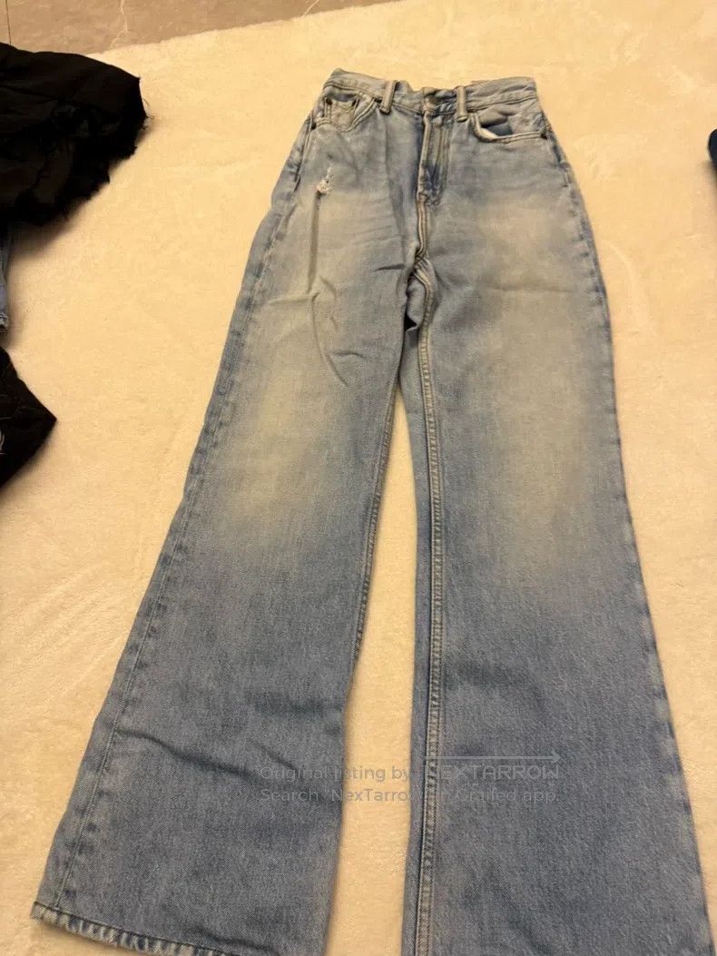 Acne Studios Acne Studios Light Blue Denim Pants Size 24" / US 00 / IT 34 - 1 Thumbnail